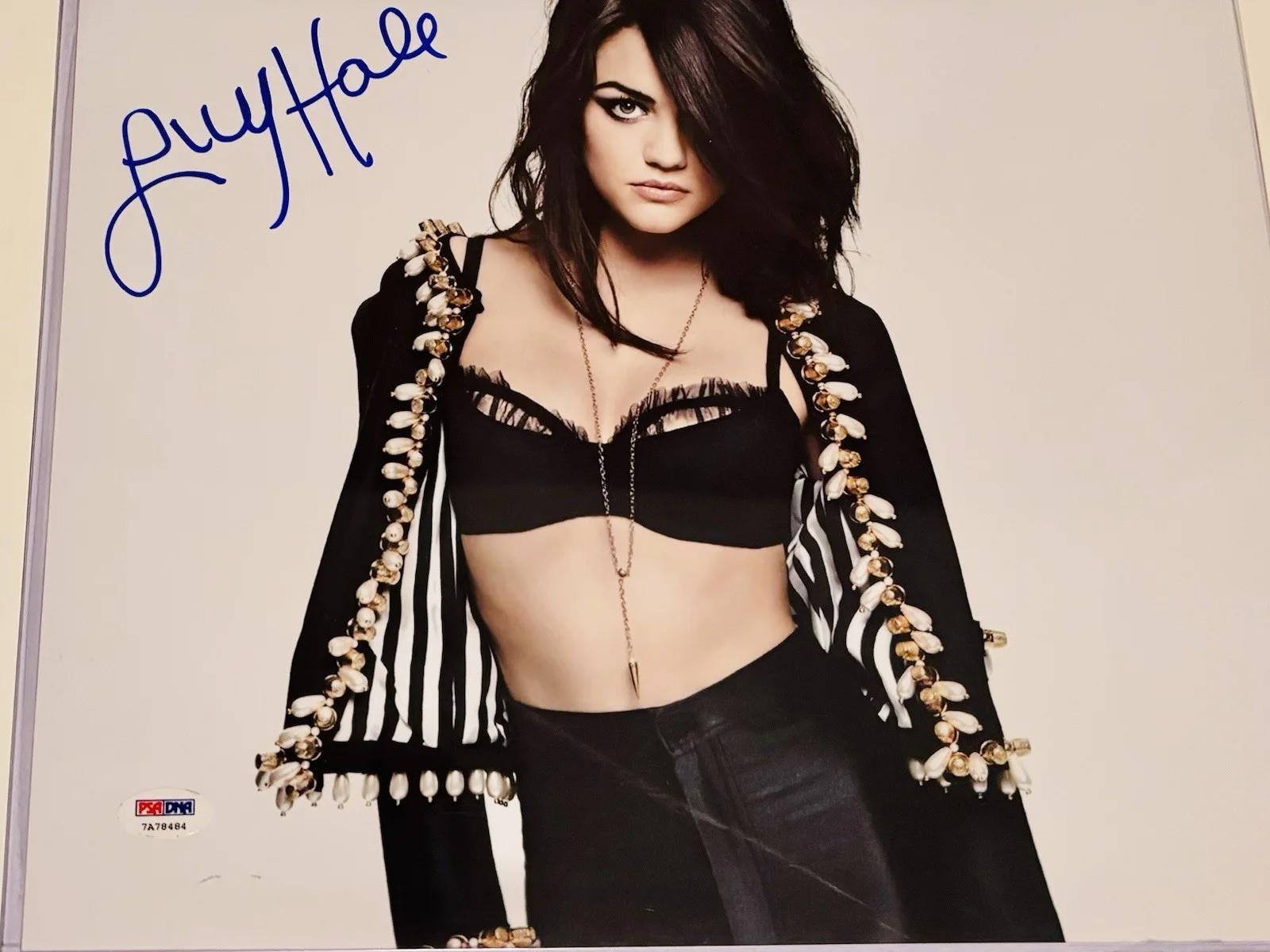 Lucy Hale 2 Signed 11x14 PSA, image 5