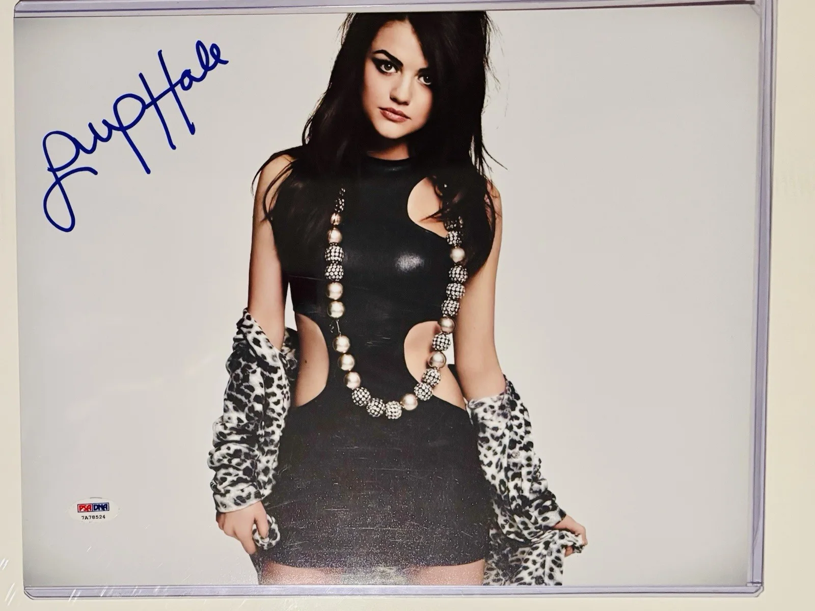 Lucy Hale Signed 11x14 PSA, image 4