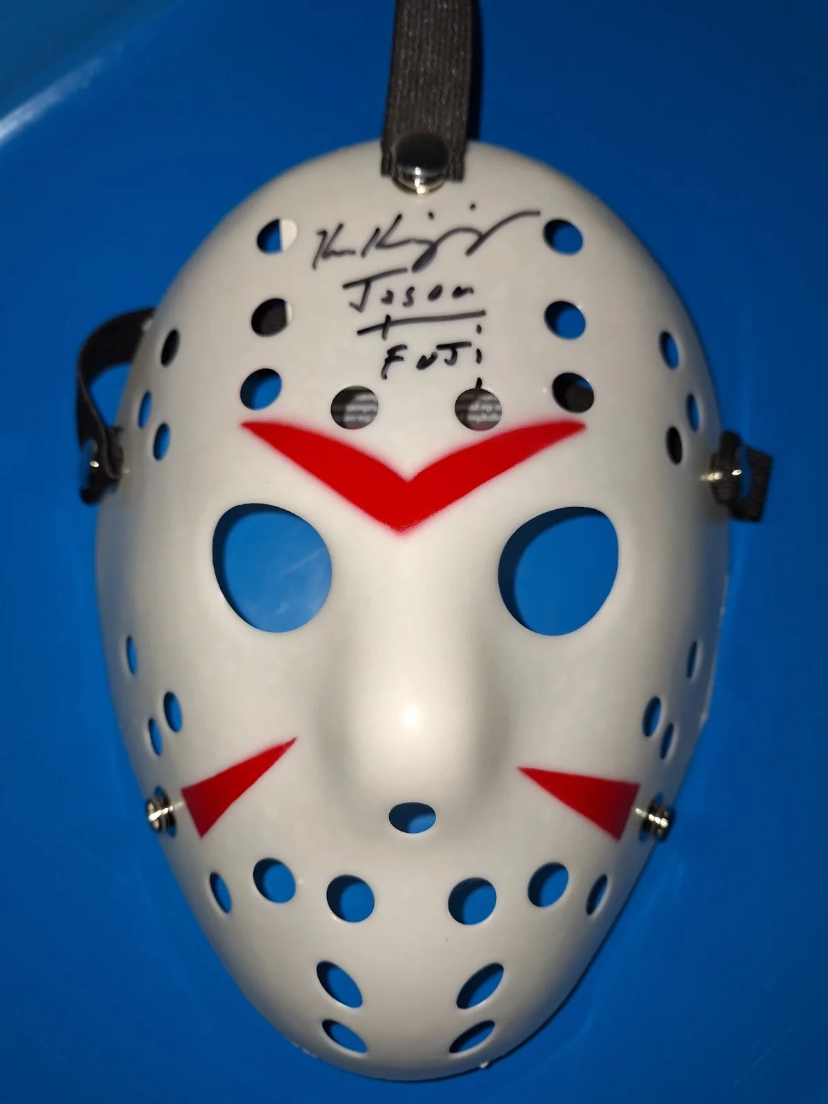 Ken Kerzinger Freddy Vs Jason Signed Autograph Mask Friday The 13th Beckett Coa, image 2