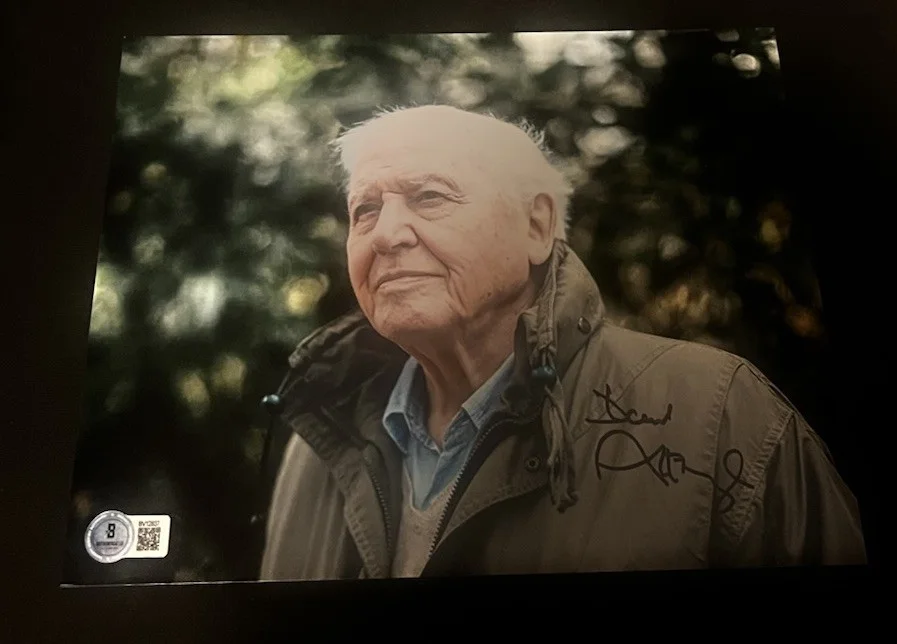 David Attenborough — David Attenborough Rare autographed signed Historian 8x10 photo Beckett BAS coa