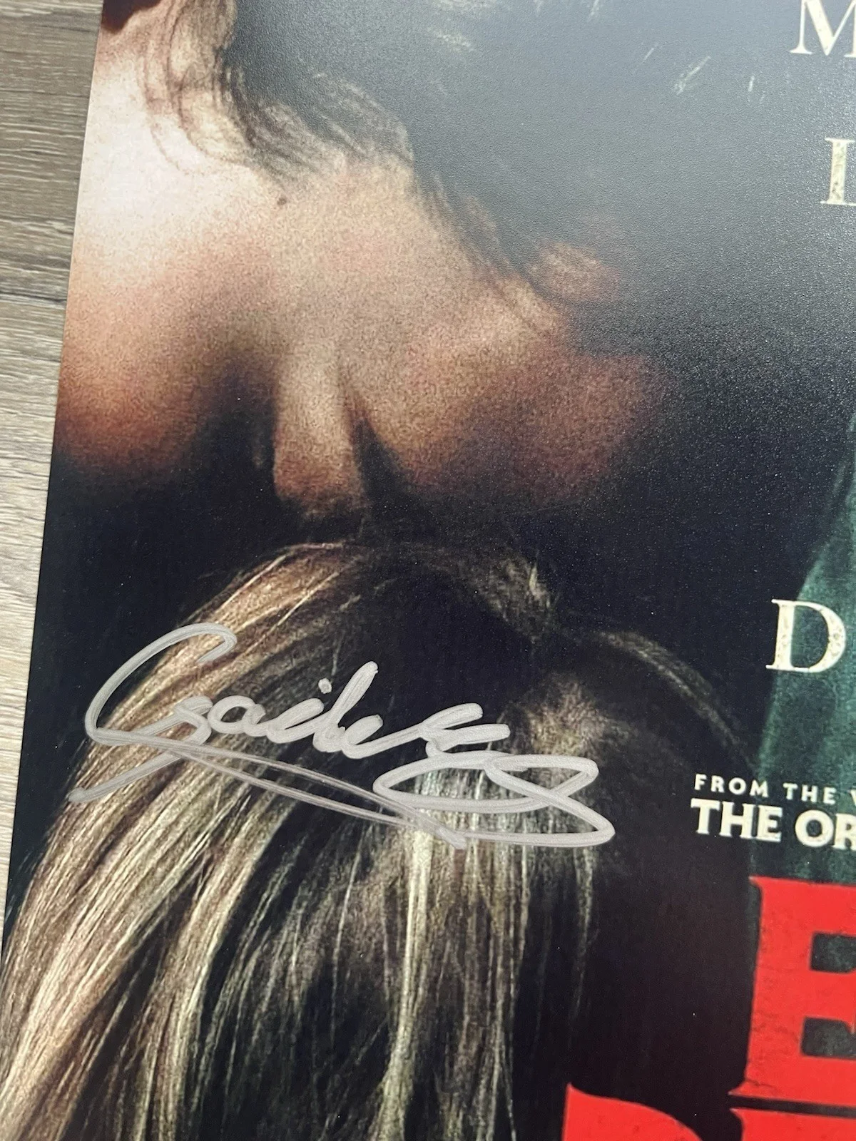 Alyssa Sutherland Gabrielle Echols Signed Evil Dead Rise 11x17 Photo JSA COA, image 4
