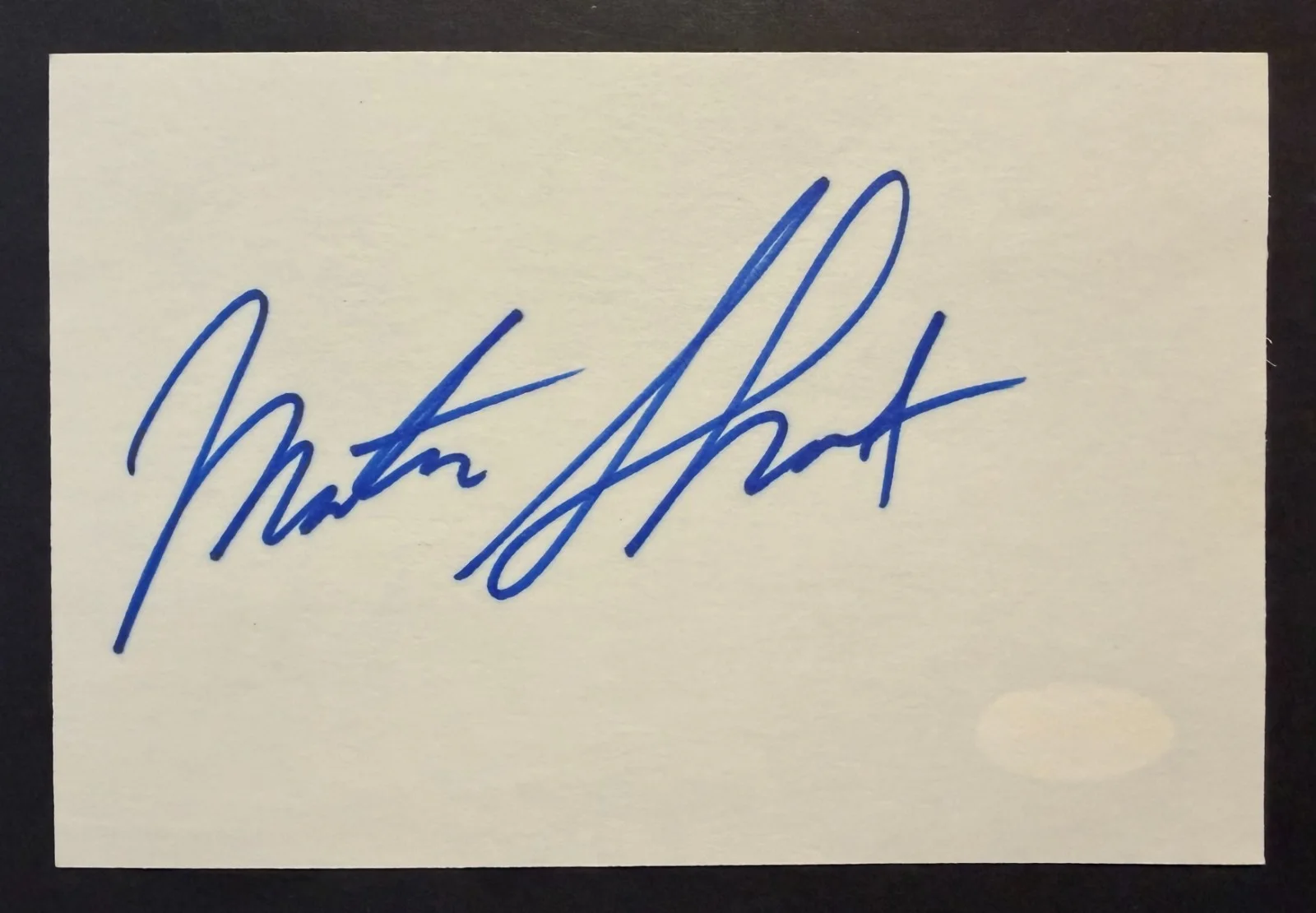 Martin Short — Martin Short Signed Autographed Sheet JSA COA Emmy Tony Award Winner Comedian