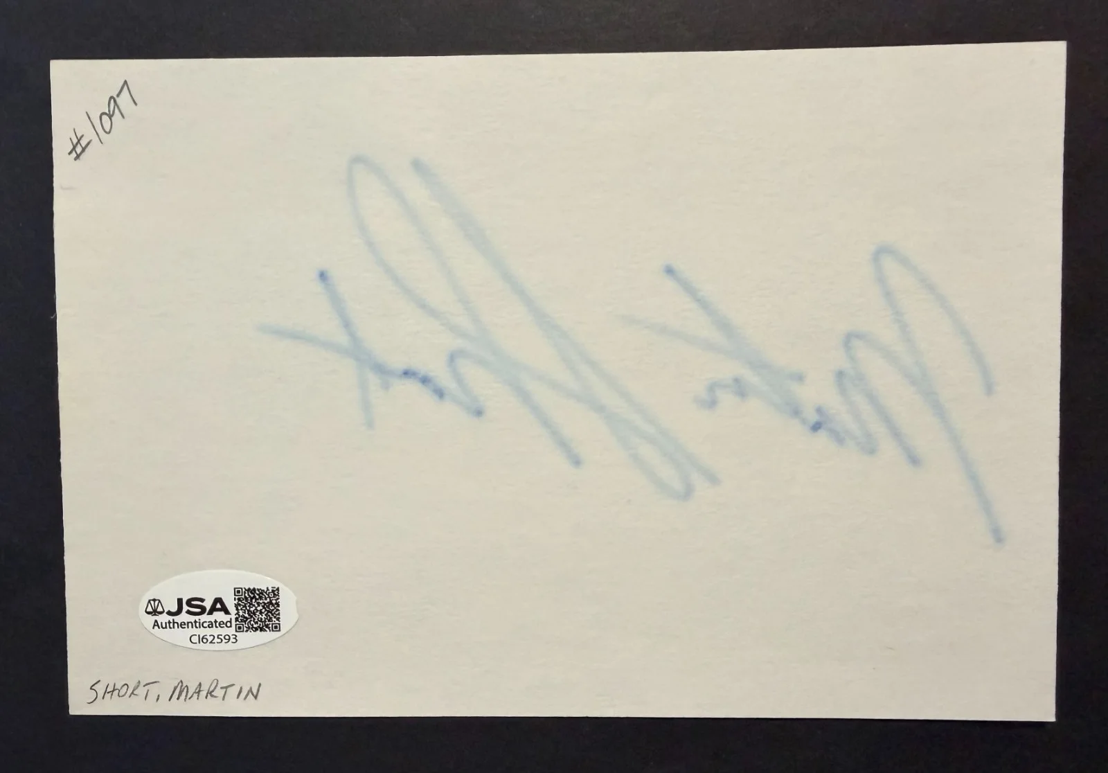 Martin Short — Martin Short Signed Autographed Sheet JSA COA Emmy Tony Award Winner Comedian, изображение 2
