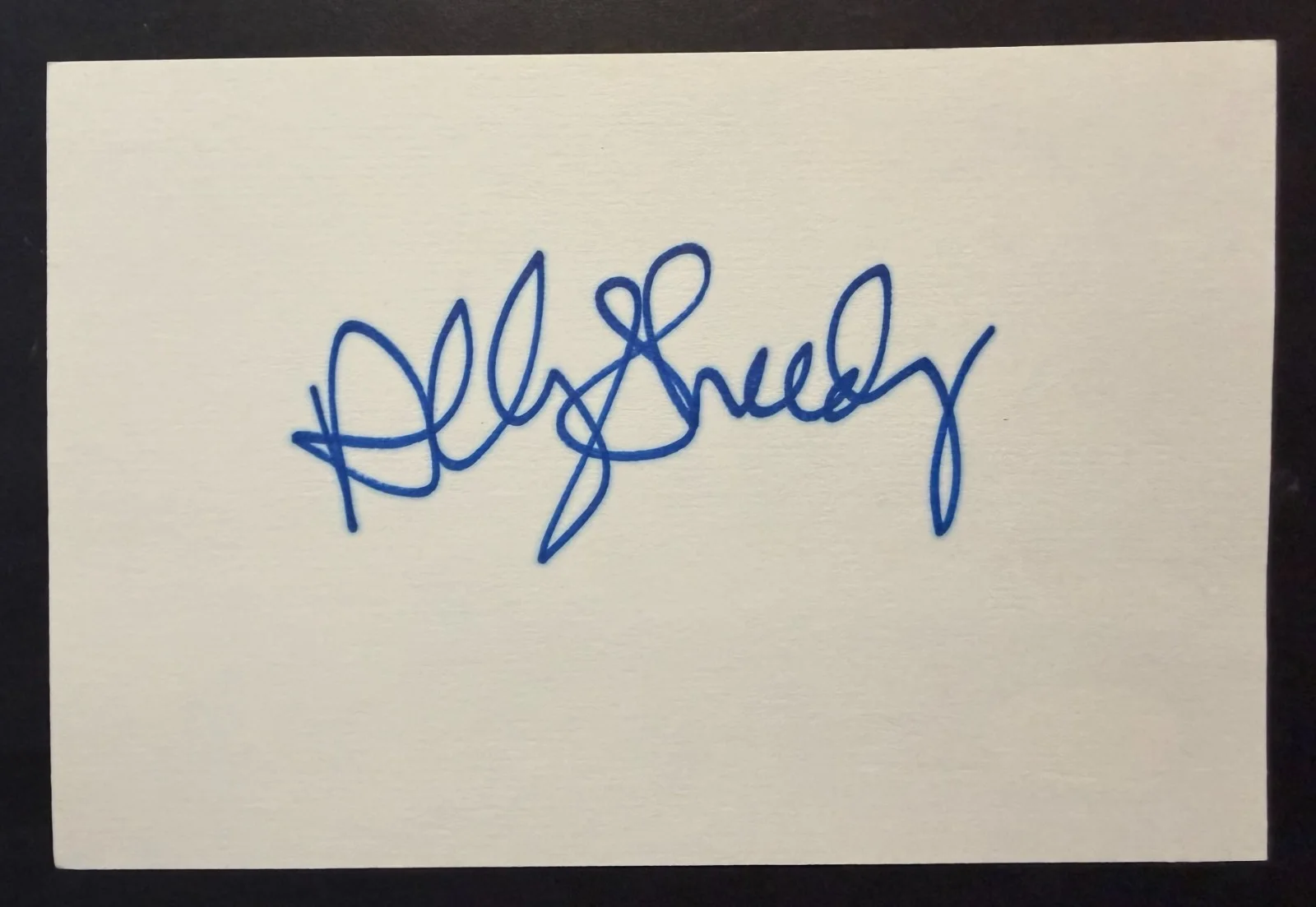 Ally Sheedy — Ally Sheedy Breakfast Club Actress Signed Autographed Sheet JSA COA Bad Boys
