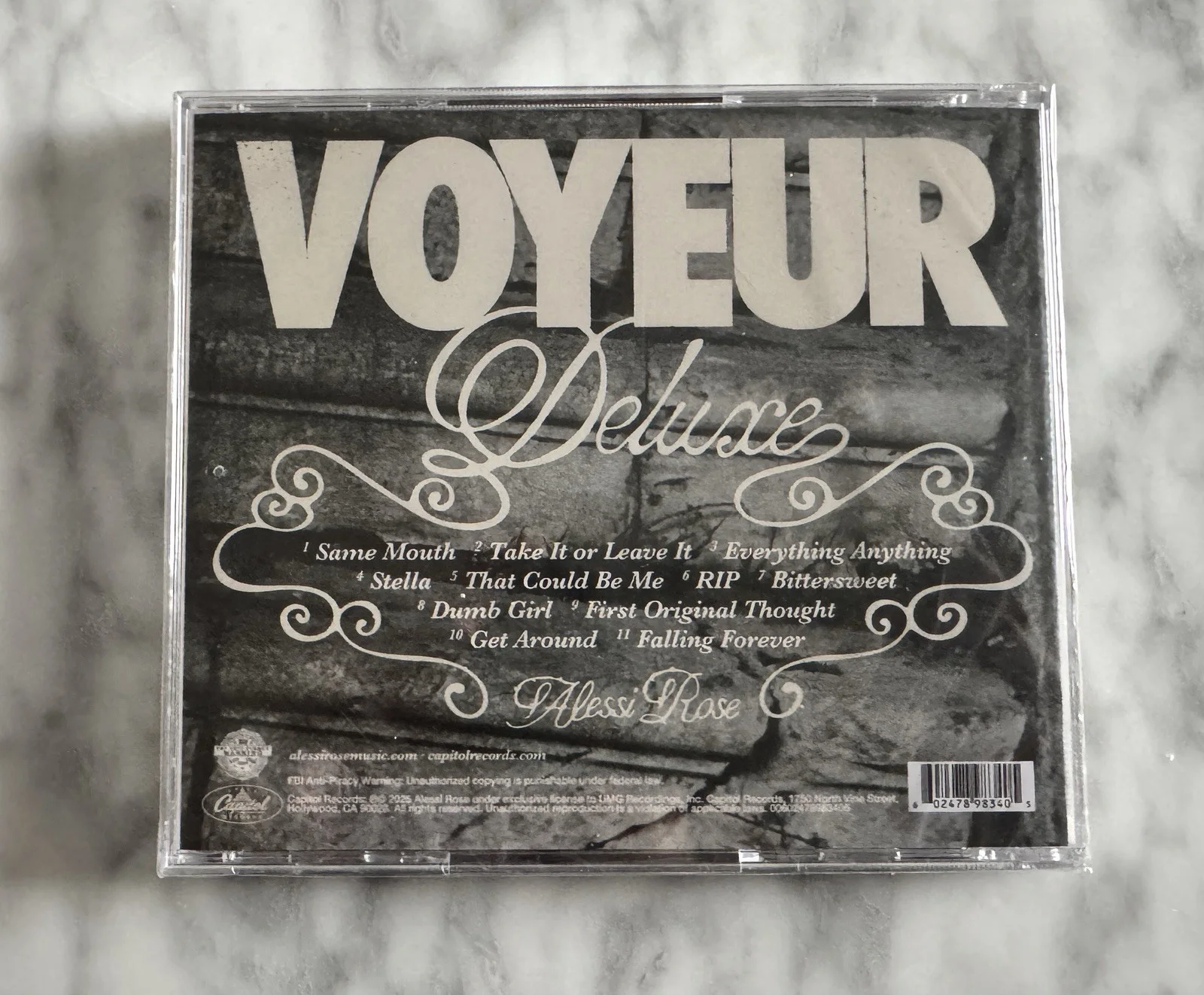 ALESSI ROSE - Voyeur Store Exclusive Deluxe CD + Signed Art Card, image 2
