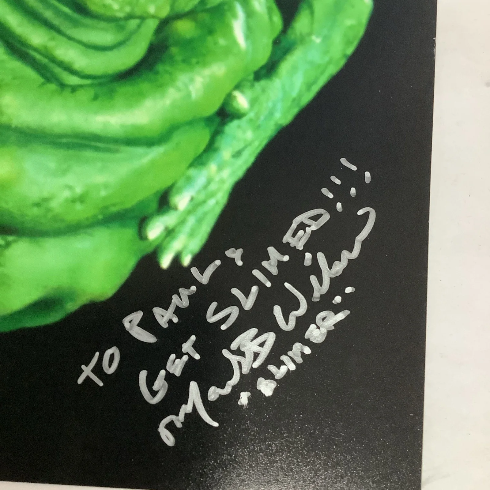 Ghost Busters Slimmer Actor Mark Bryan Wilson Autograph, image 2