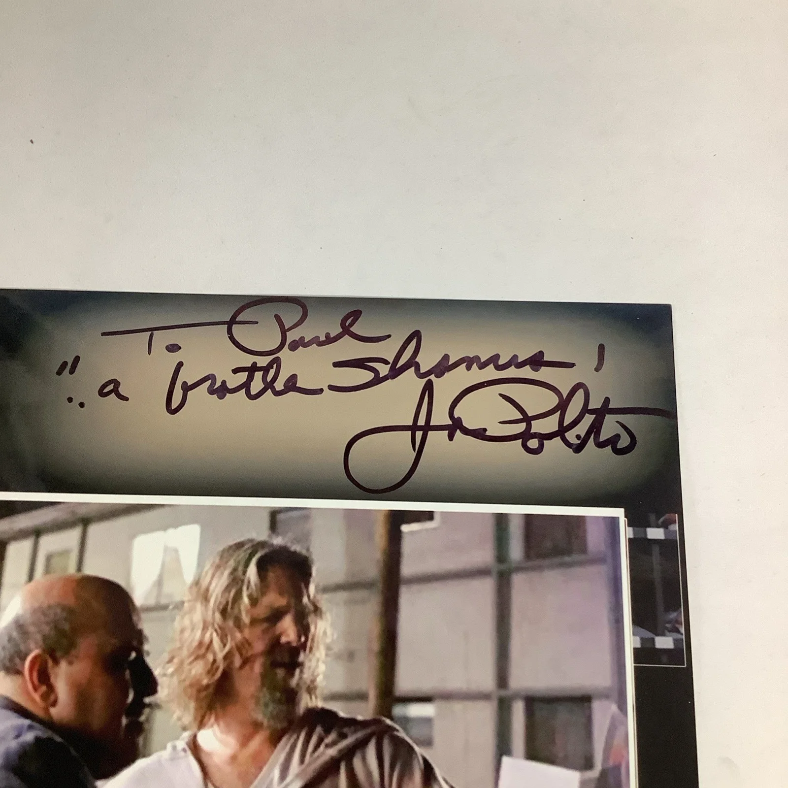 The Big Lebowski Jon Polite Autograph, image 2