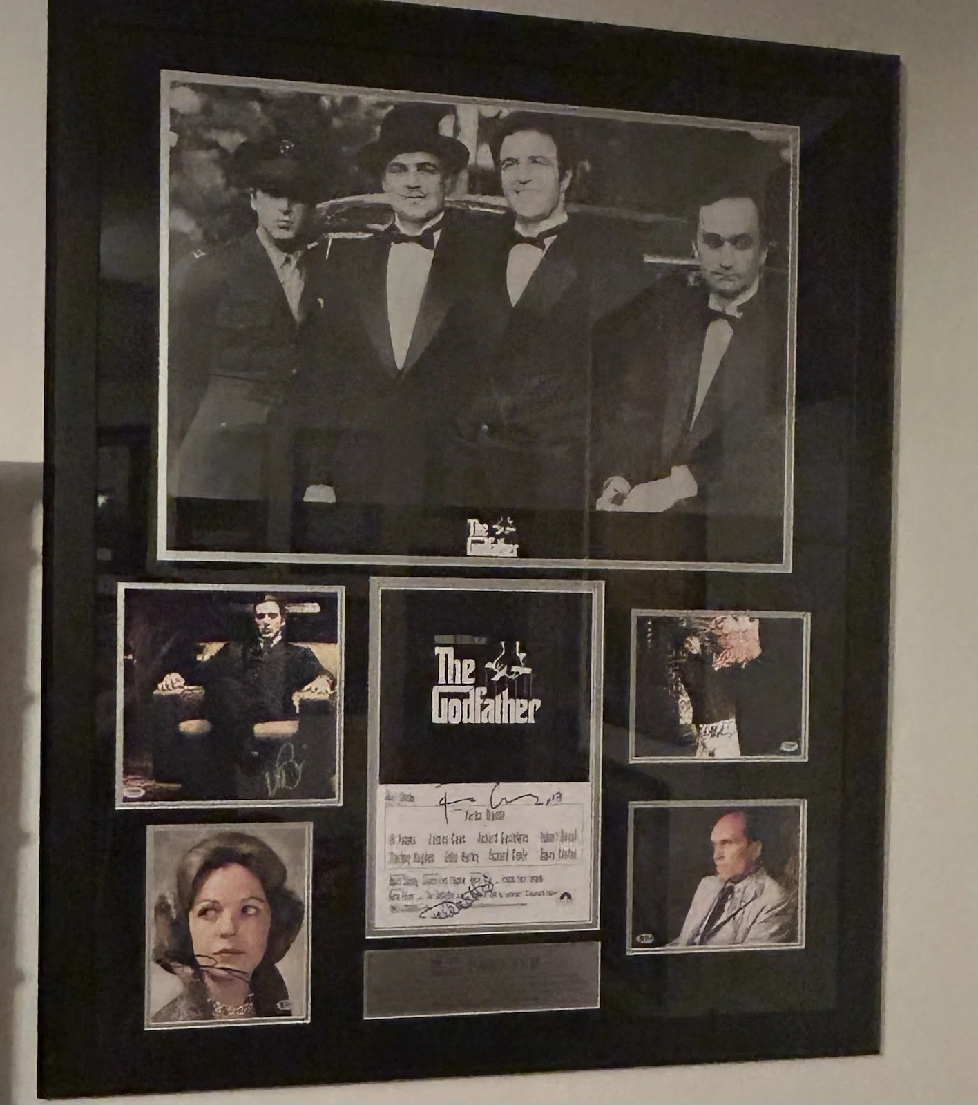 Godfather Signed Robert Deniro Al Pacino Diane Keaton Robert Duvall Autos PSA, изображение 2