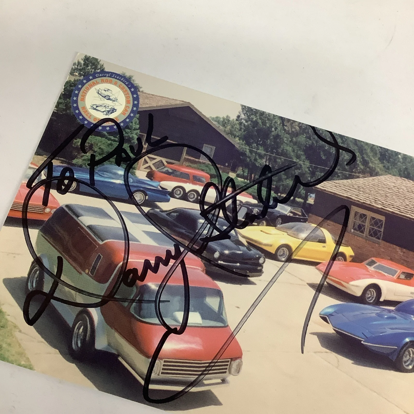 Darryl Starbird Kustom Car Builder Autograph, image 2