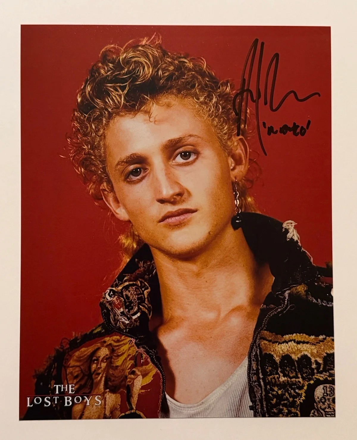 Alex Winter — Alex Winter SIGNED 8x10 Photo The Lost Boys Marko EXACT PROOF A
