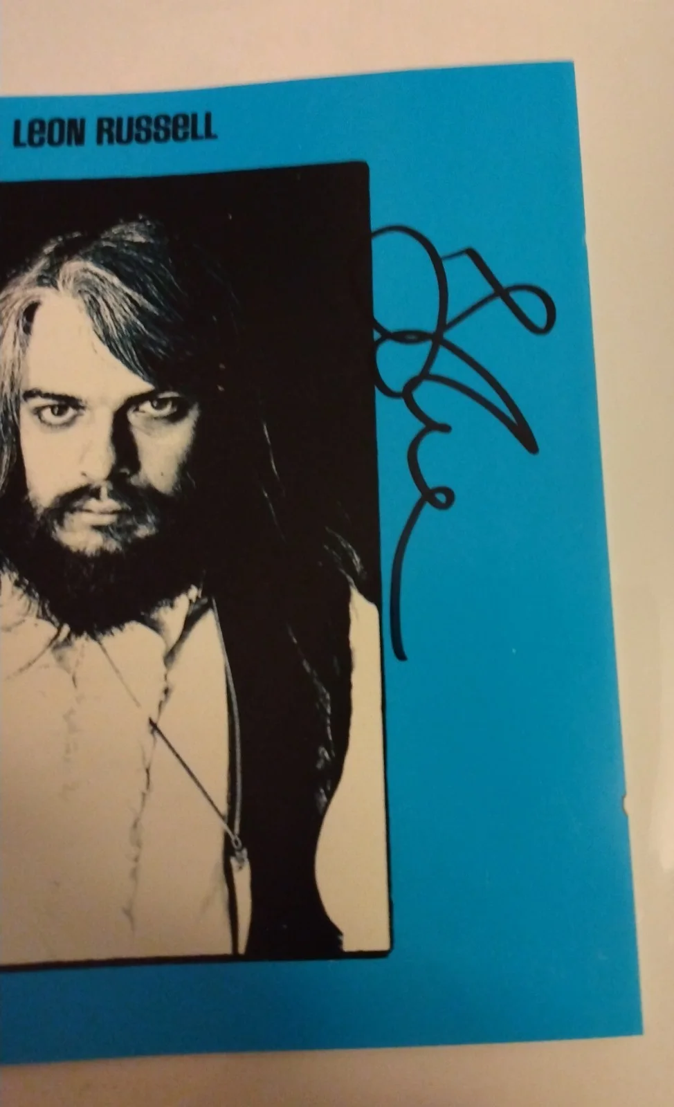leon russell - signed - autographed - compact disc, image 2