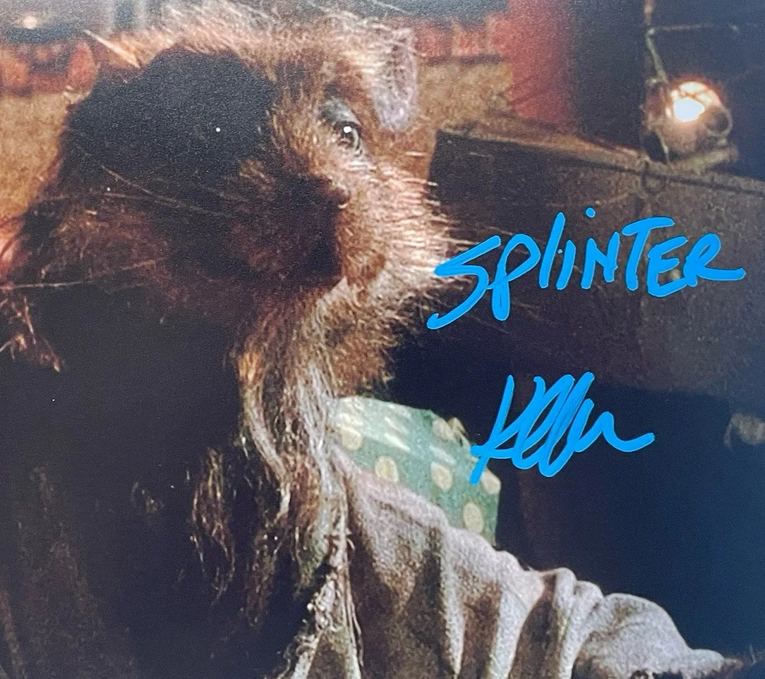 Kevin Clash — Kevin Clash Hand Signed 11x14 Photo JSA Authentic Splinter TMNT 2 + Inscription, image 5