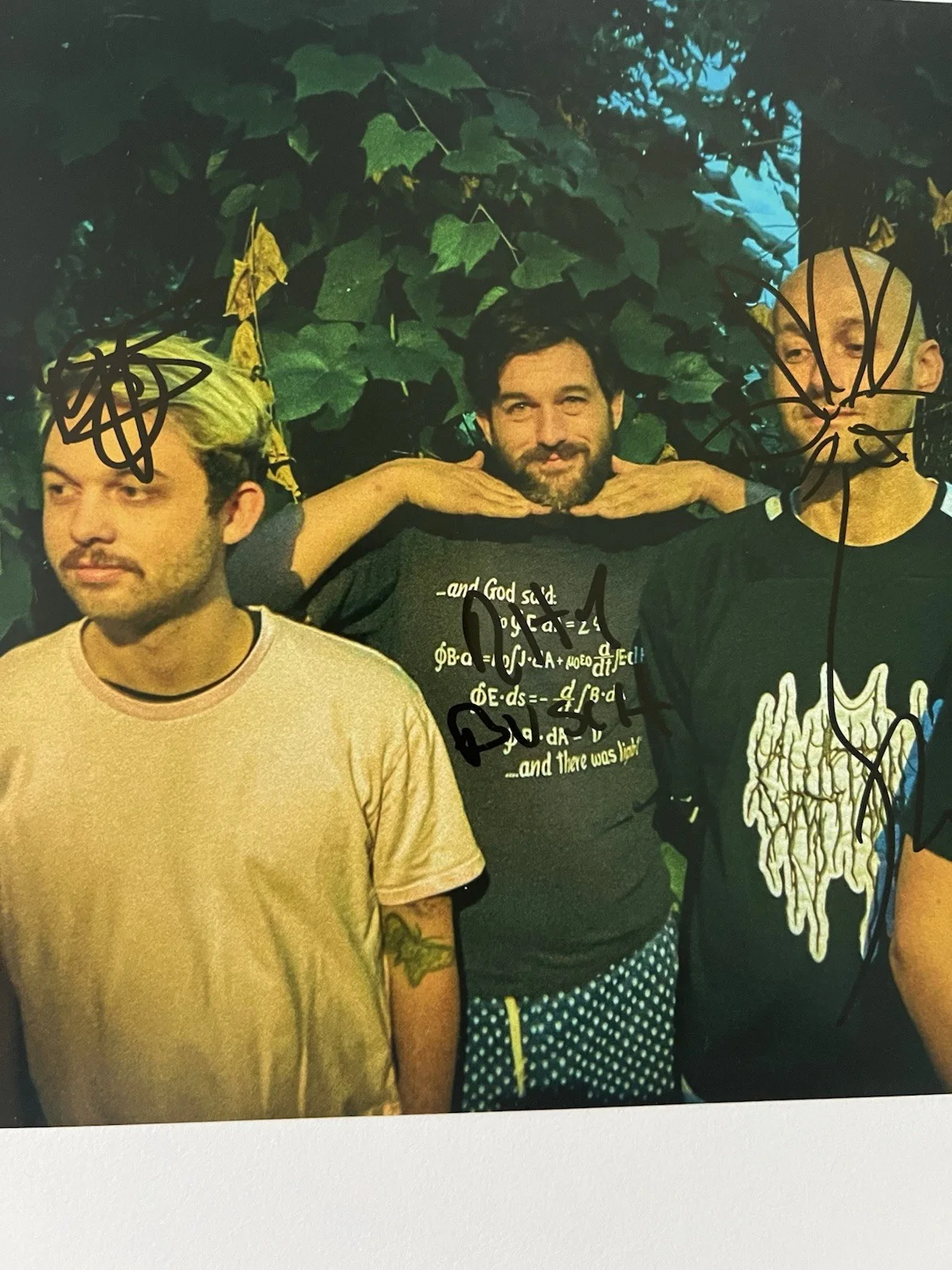 Chatpile Band Signed 8x10 Photo Sludge Metal Rock Autograph Raygun Busch Stin, изображение 3
