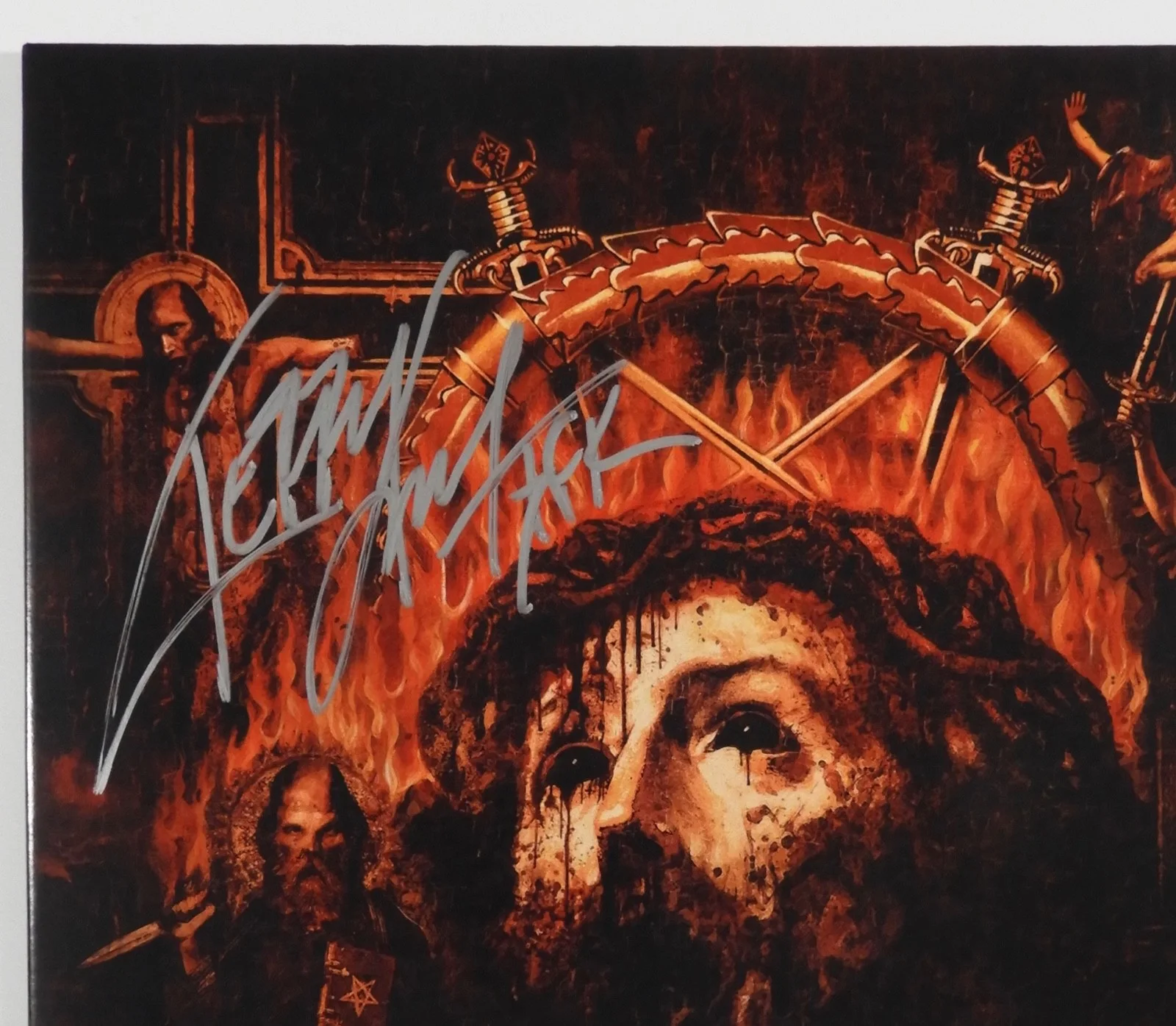 Slayer Kerry King Signed Autograph Album Record Vinyl Repentless, изображение 2