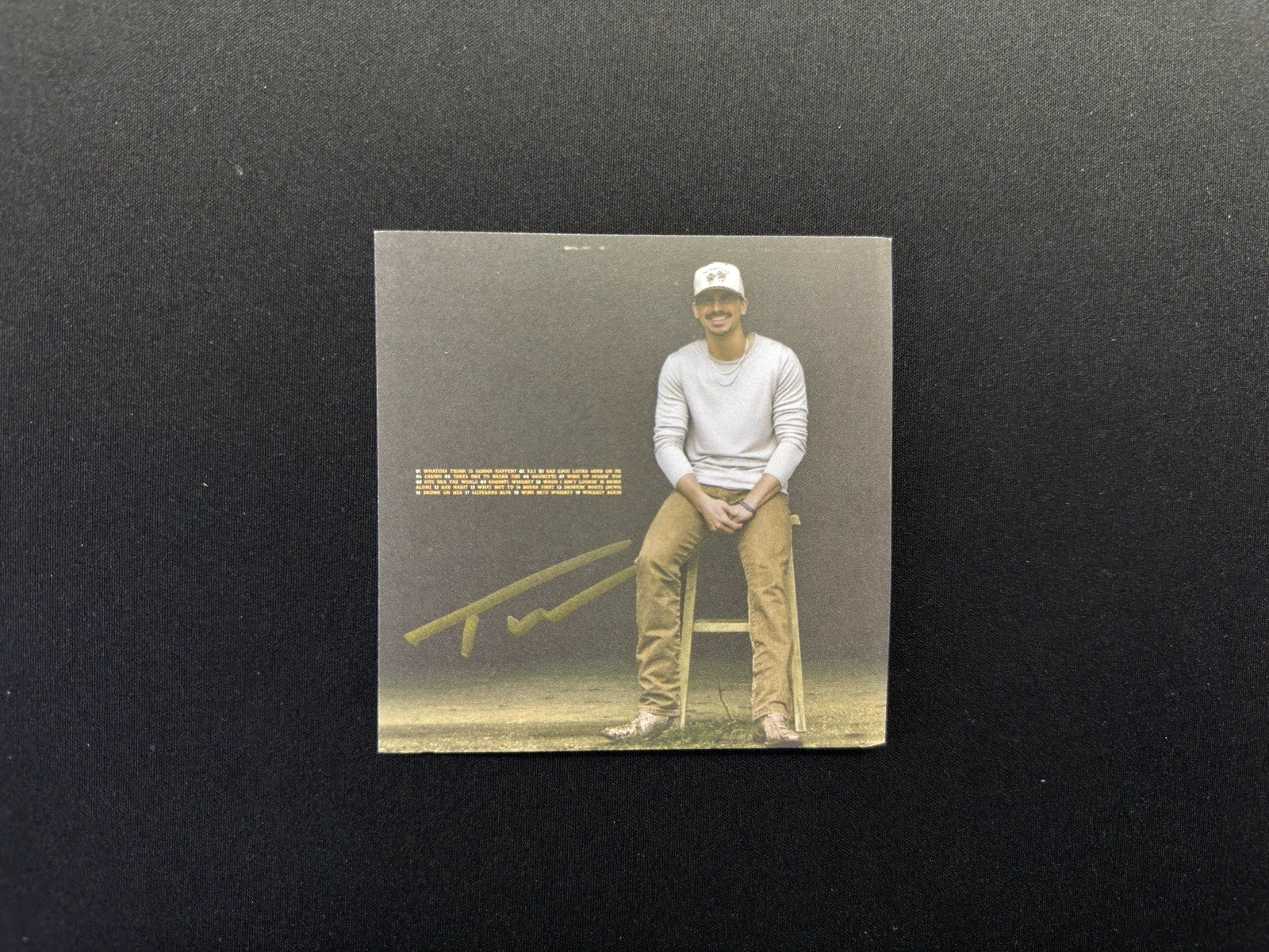 TUCKER WETMORE Signed CD Autograph What Not To Autographed Barstool Insert photo, изображение 2