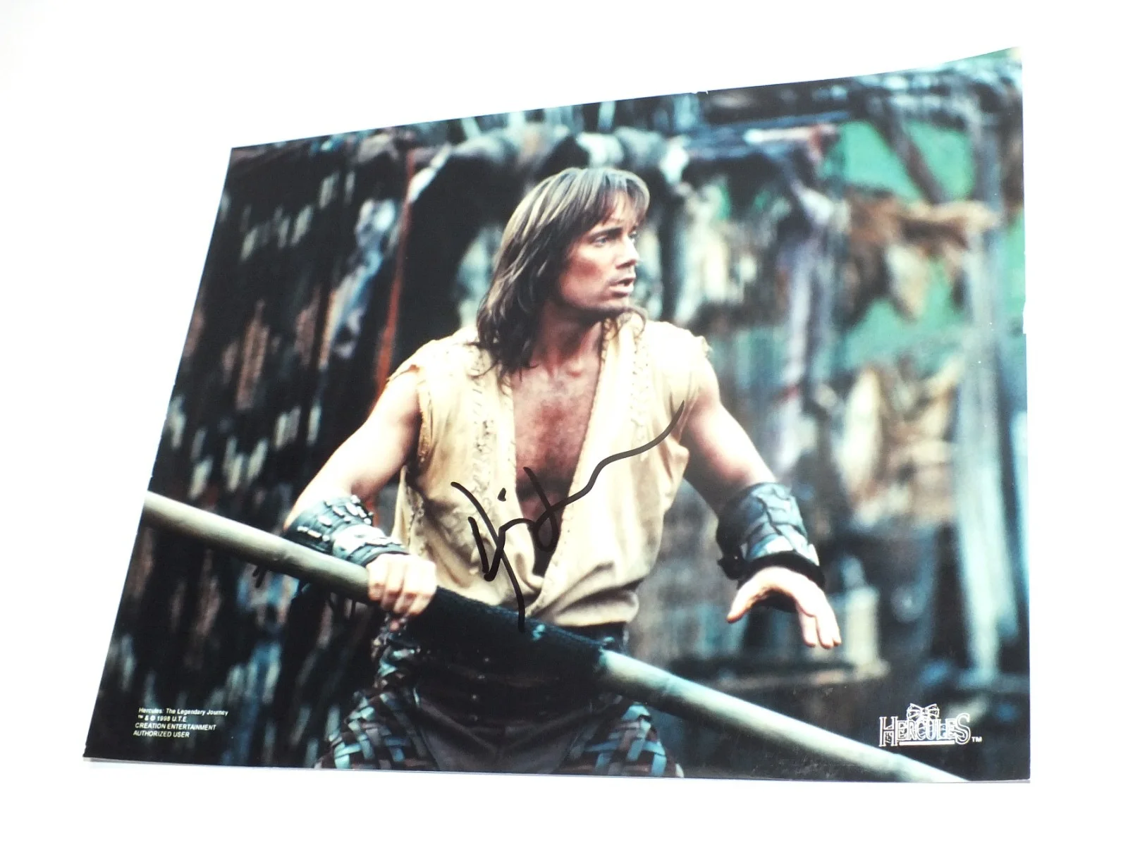 Kevin Sorbo — Hercules Color Photo Kevin Sorbo Autograph 1998 Television TV Actor Signature, изображение 4