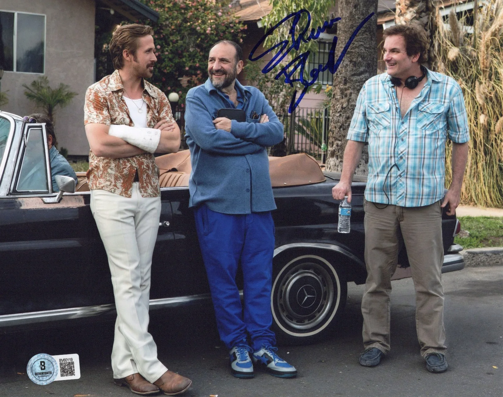 Shane Black — Director Shane Black Signed 'The Nice Guys' 8x10 Movie Photo BAS Beckett COA