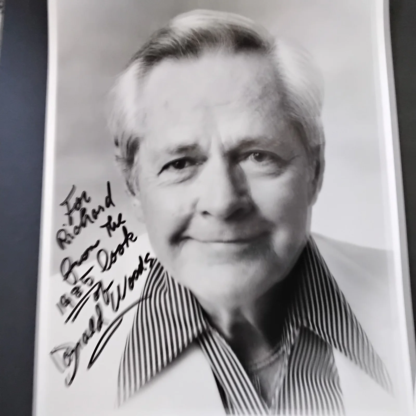 Donald Woods SIGNED Photo 40s Movie TV Actor Rin Tin Tin Beast 20,000 Fathoms, изображение 5