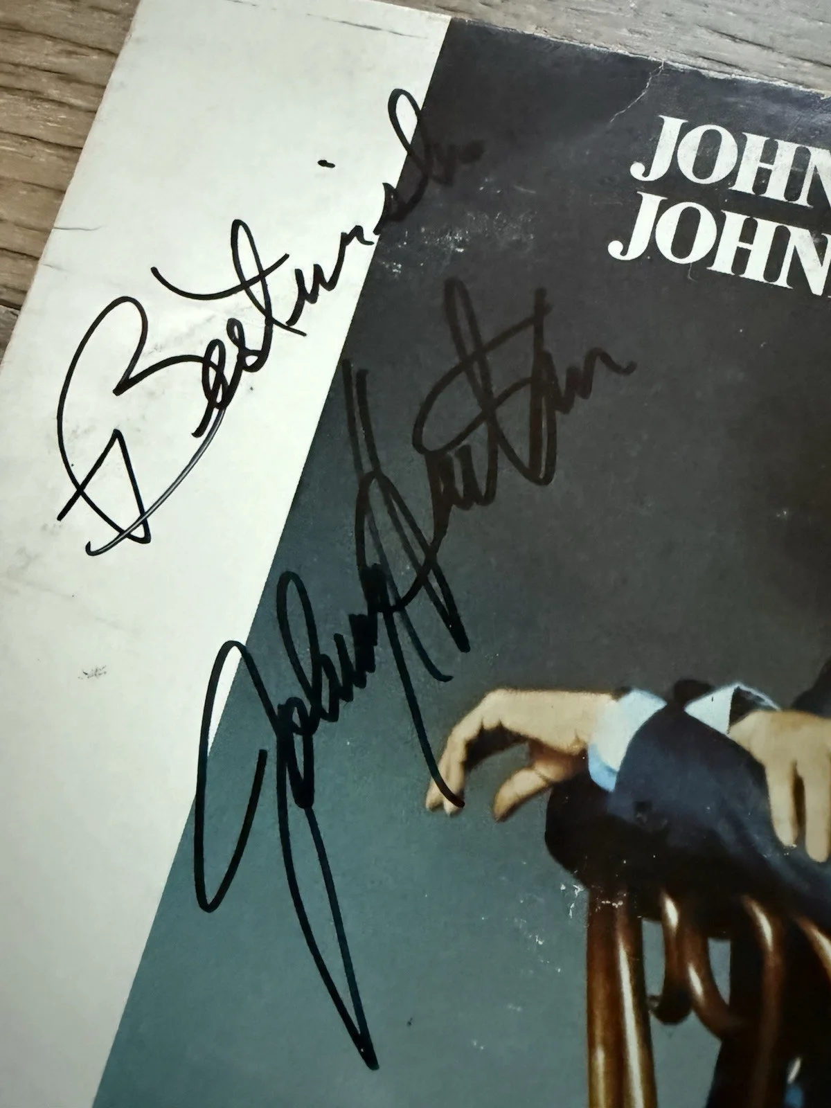 Johnny Hartman autographed jazz album cover, изображение 2