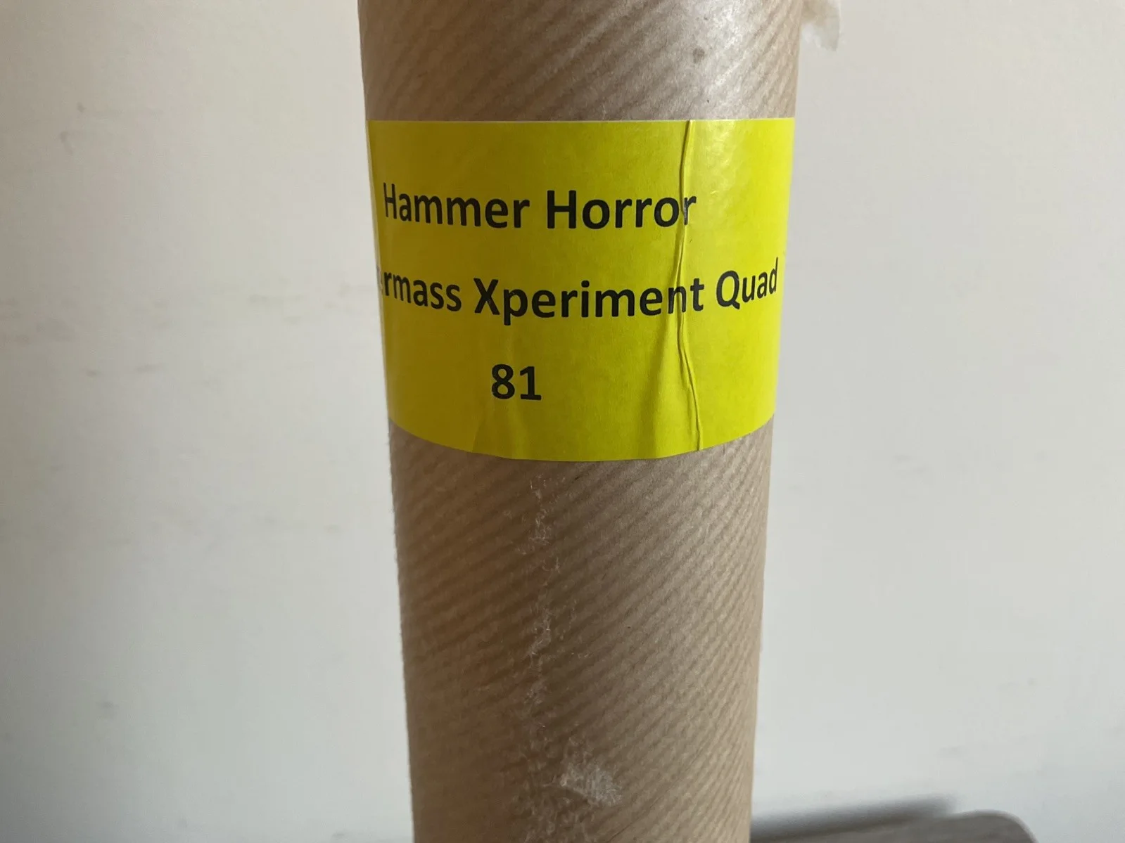 QUATERMASS XPERIMENT Limited Edition Quad Poster.Limited to just 200.Hammer.New, изображение 3