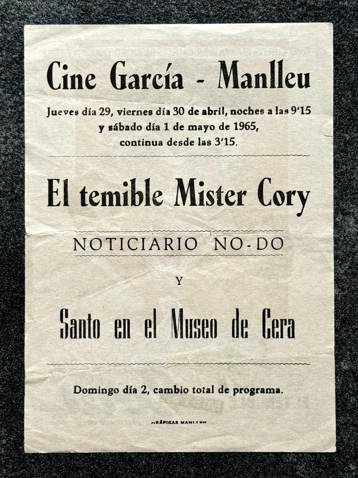 MISTER CORY Original Movie Poster Herald TONY CURTIS MARTHA HYER KATHRYN GRANT, изображение 2