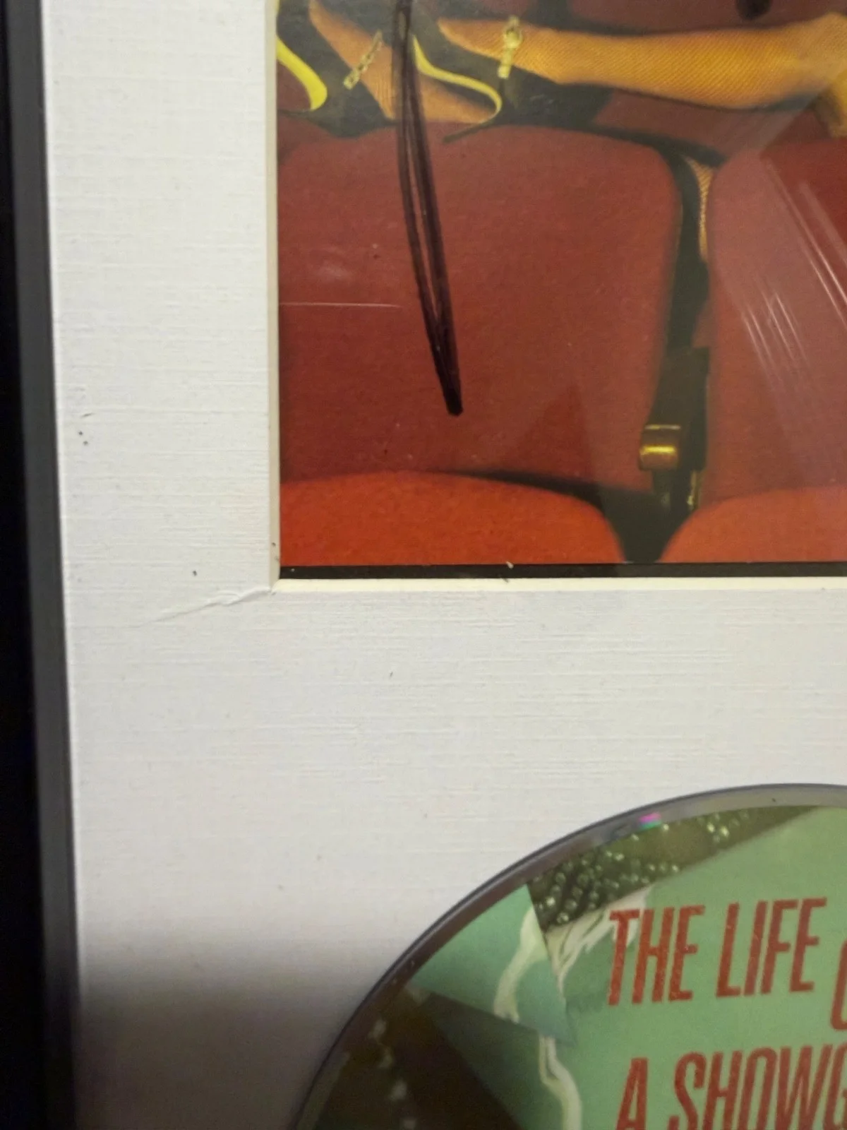 Taylor Swift Signed Autographed Life Of A Showgirl Framed CD, image 4