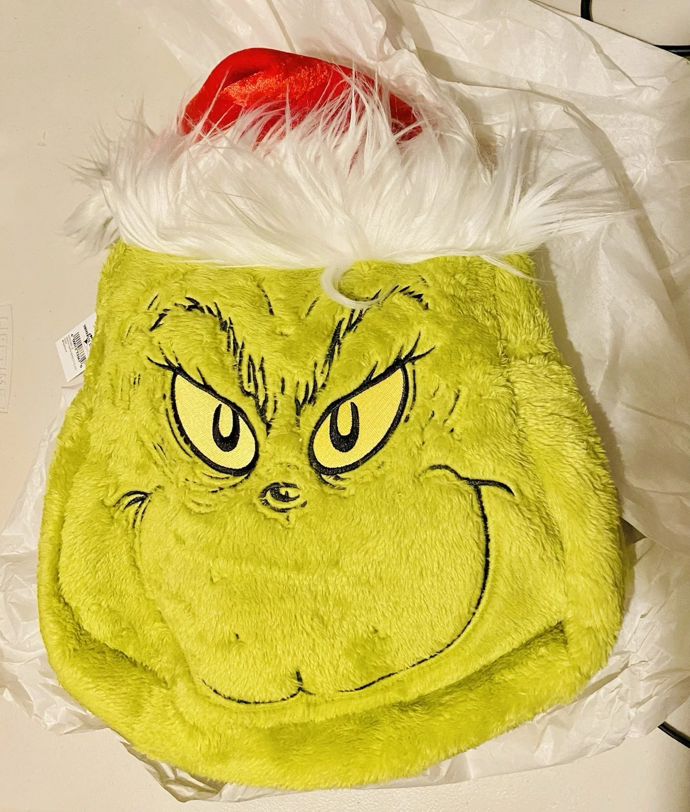 Universal Studios The Grinch Plush Backpack Bag - BNWT, изображение 2