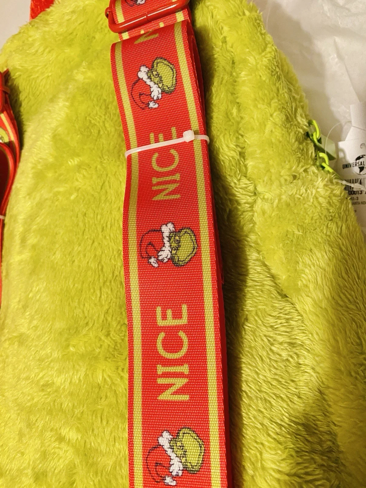 Universal Studios The Grinch Plush Backpack Bag - BNWT, изображение 4