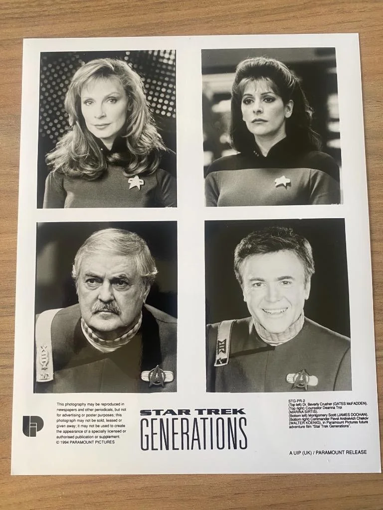 5 Original Star Trek Generations Film Still Photos 1994, изображение 5