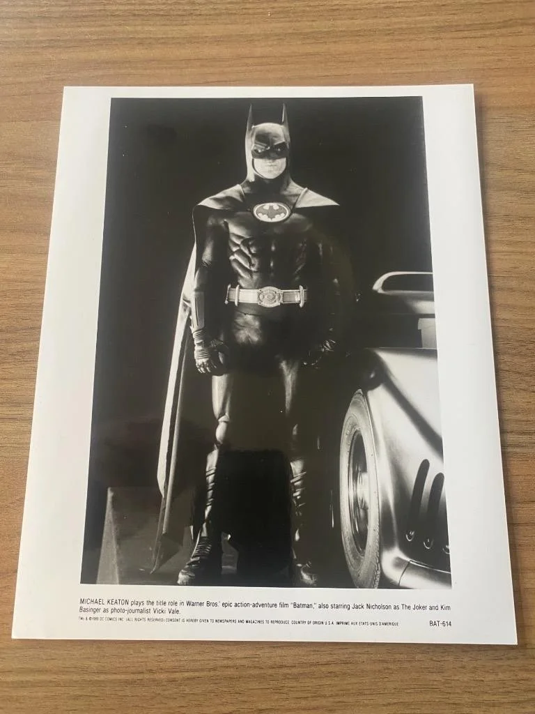 7 Original Batman Film Still Photos 1989, изображение 2