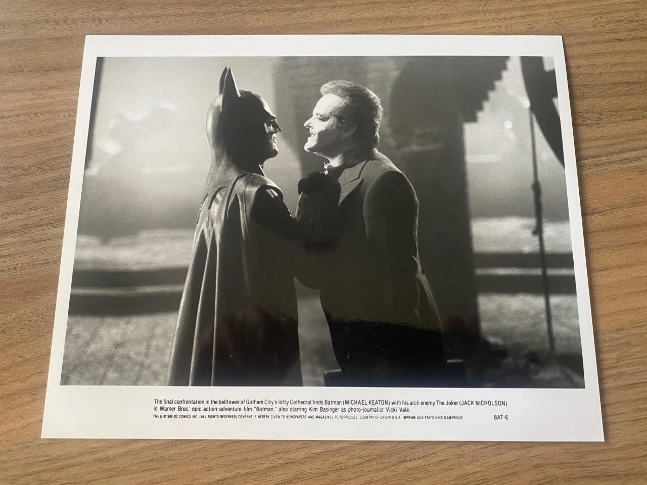 7 Original Batman Film Still Photos 1989, изображение 4