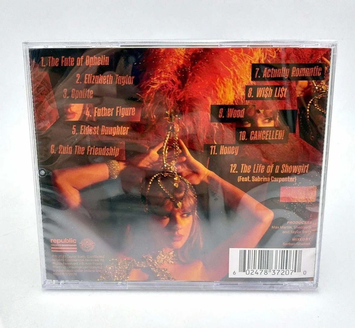 Taylor Swift - The Life of a Showgirl CD + Hand Signed Photo 1 IN HAND SHIPS NOW, изображение 2