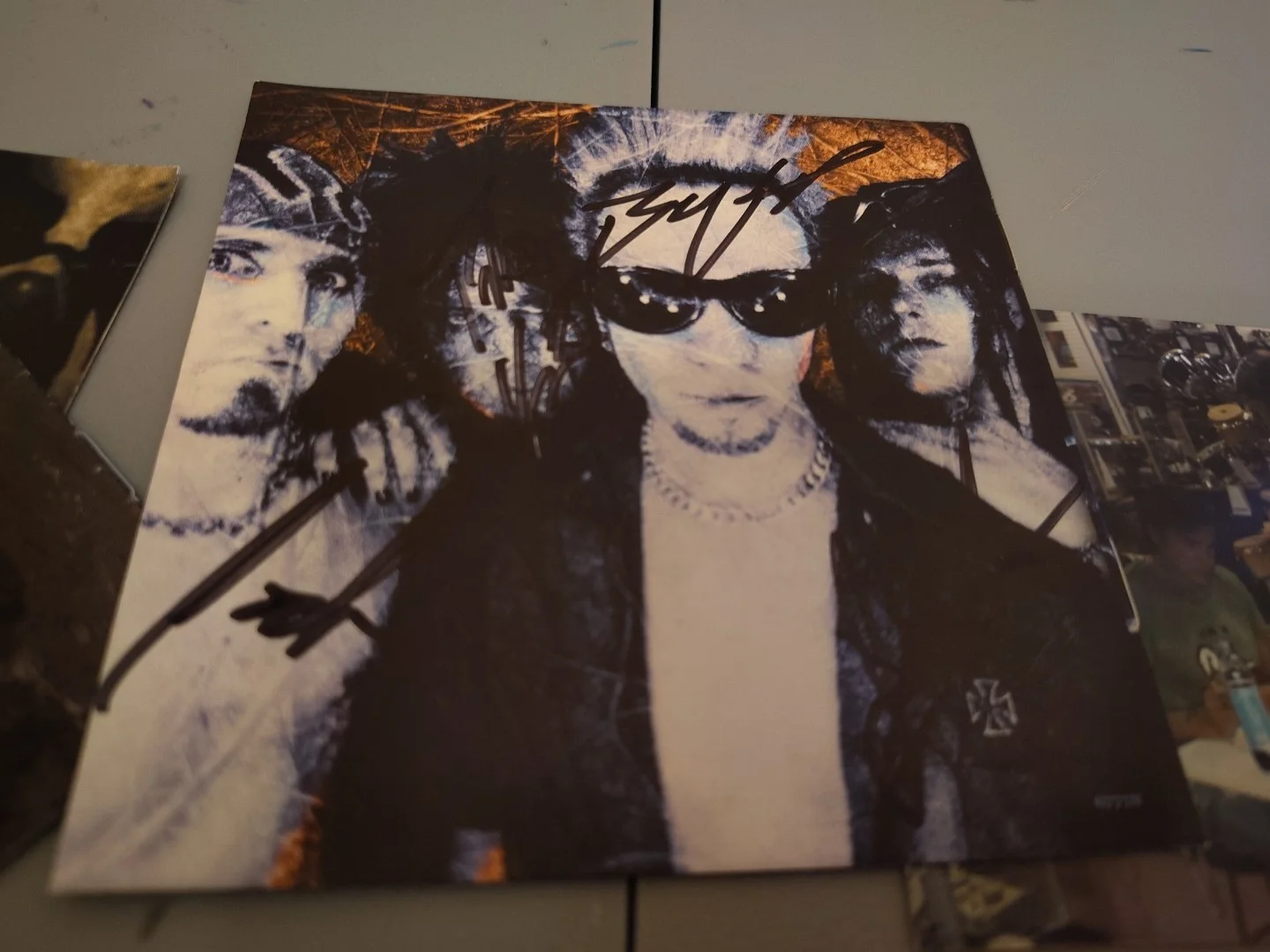 THE Union Underground Band Signed Cd Booklet Disturbed Members, image 3