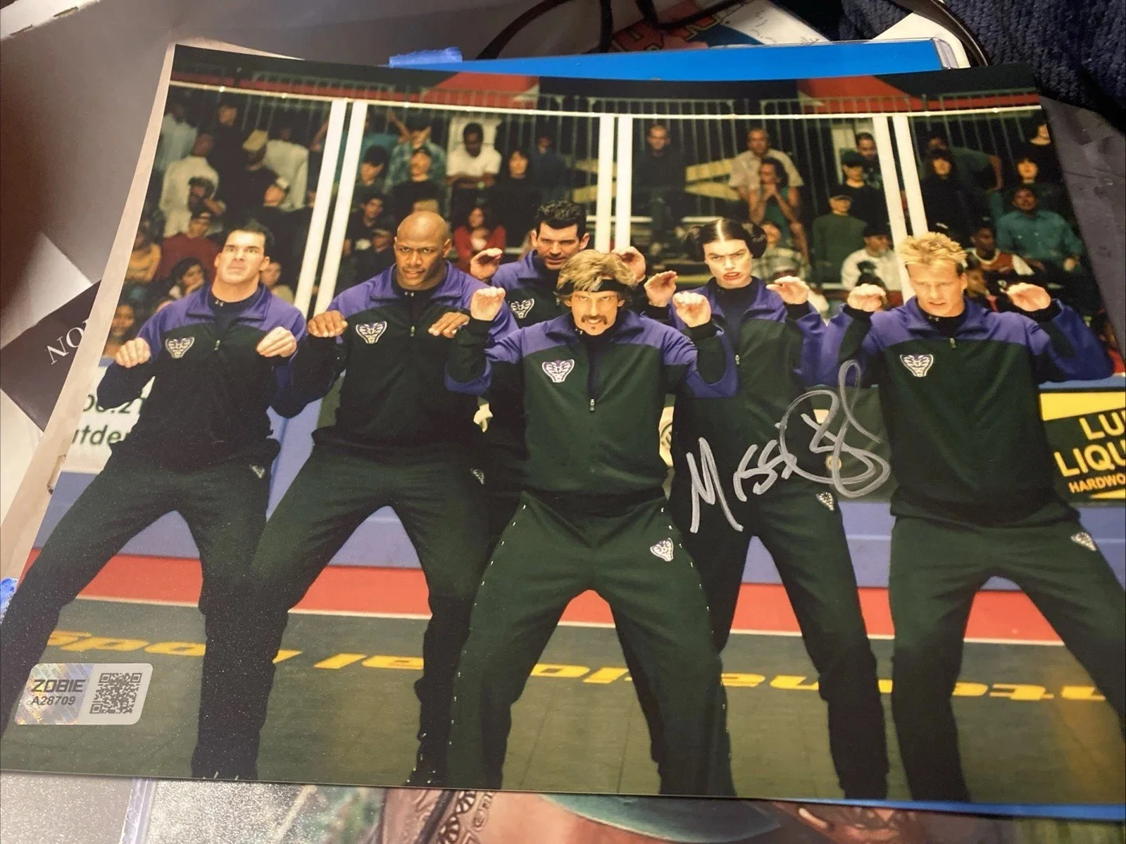 Missi Pyle — MISSI PYLE Autographed Color 8x10 Dodgeball w/Zobie COA