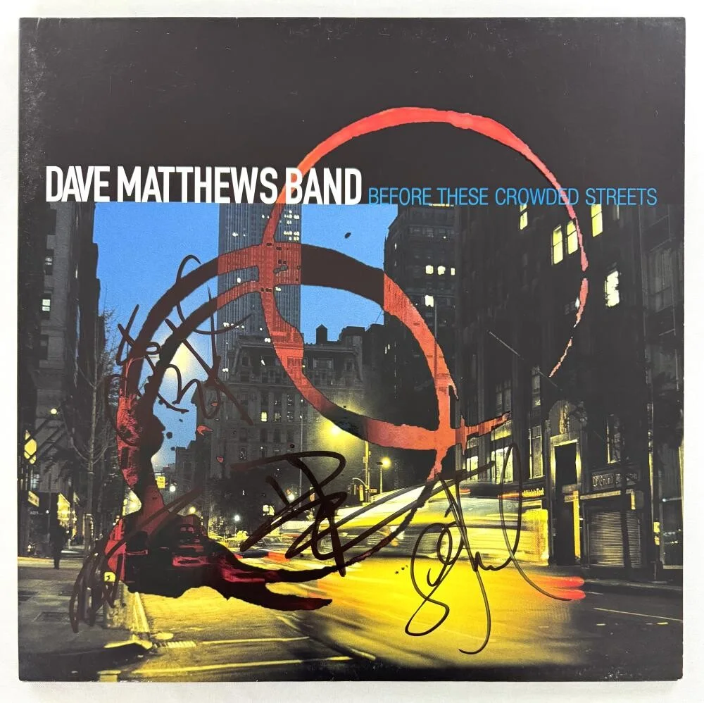 Carter Beauford, Stefan Lessard, Dave Matthews, Boyd Tinsley — Dave Matthews Band Signed Autograph BTCS Album - Boyd Carter Stefan Beckett COA