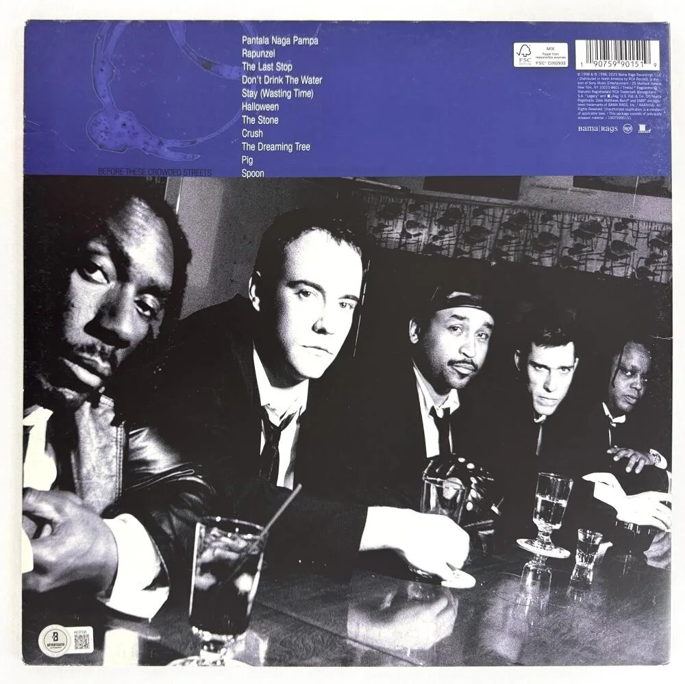Carter Beauford, Stefan Lessard, Dave Matthews, Boyd Tinsley — Dave Matthews Band Signed Autograph Before These Crowded Streets Record Beckett, image 2