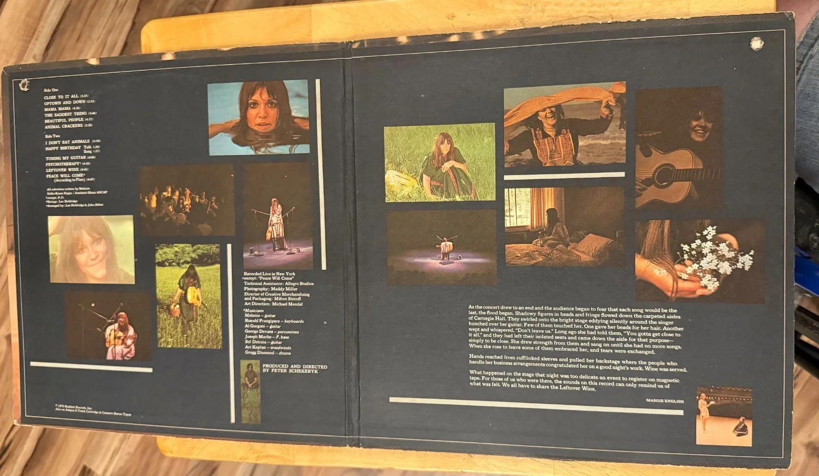 Autographed "Leftover Wine" Album by "Melanie", image 3