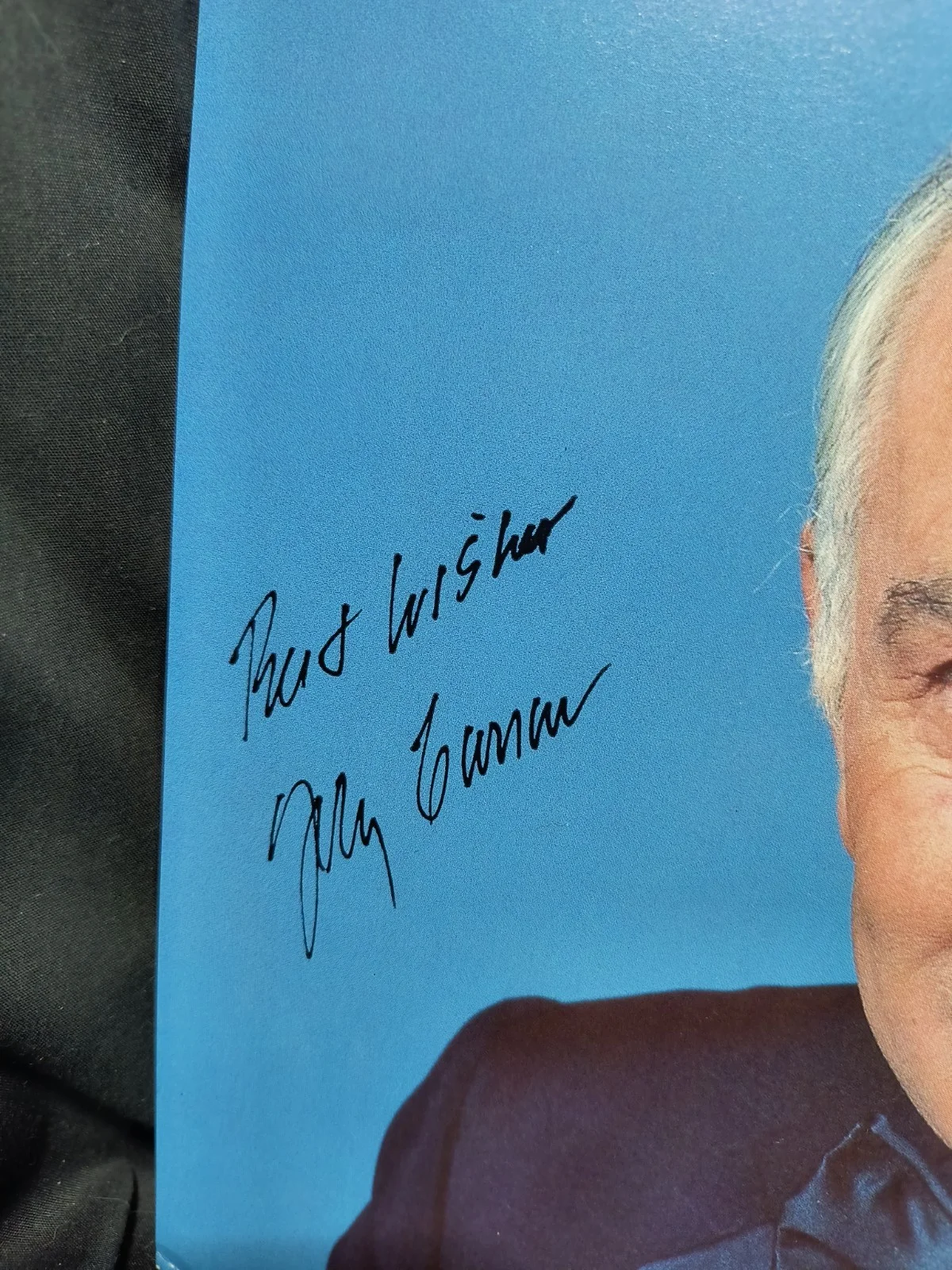 Johnny Carson — Johnny Carson, Signed Photo, Autographed 10x8 THE JOHNNY CARSON SHOW Comedian, image 3