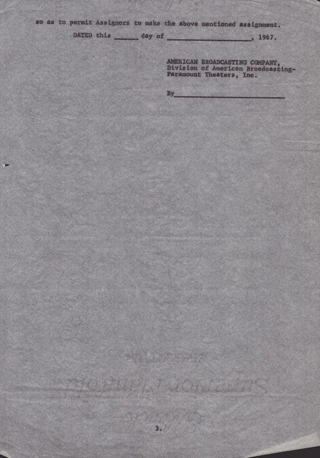 Jerry Lewis, Patti Palmer Lewis — JERRY LEWIS - DOCUMENT SIGNED 10/10/1967 WITH CO-SIGNERS, image 4