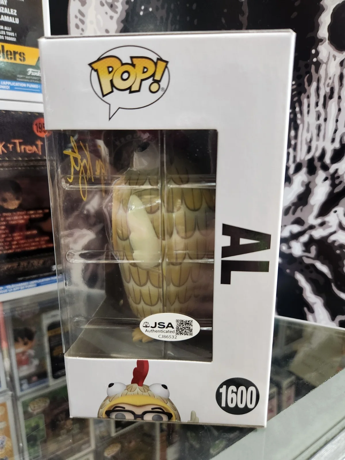 Wayne Knight Signed Chicken AL Funko Pop JSA Toy Story Barn Autograph - Newman, изображение 4