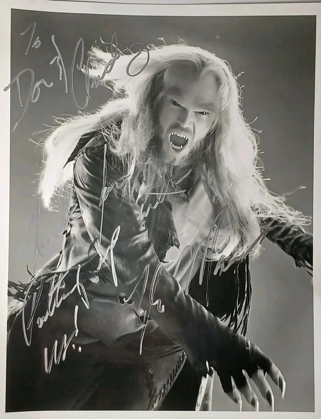 Tyler Mane Autographed Sabretooth X-Men Photo Auto Signed 8x10 Photo With COA, image 2