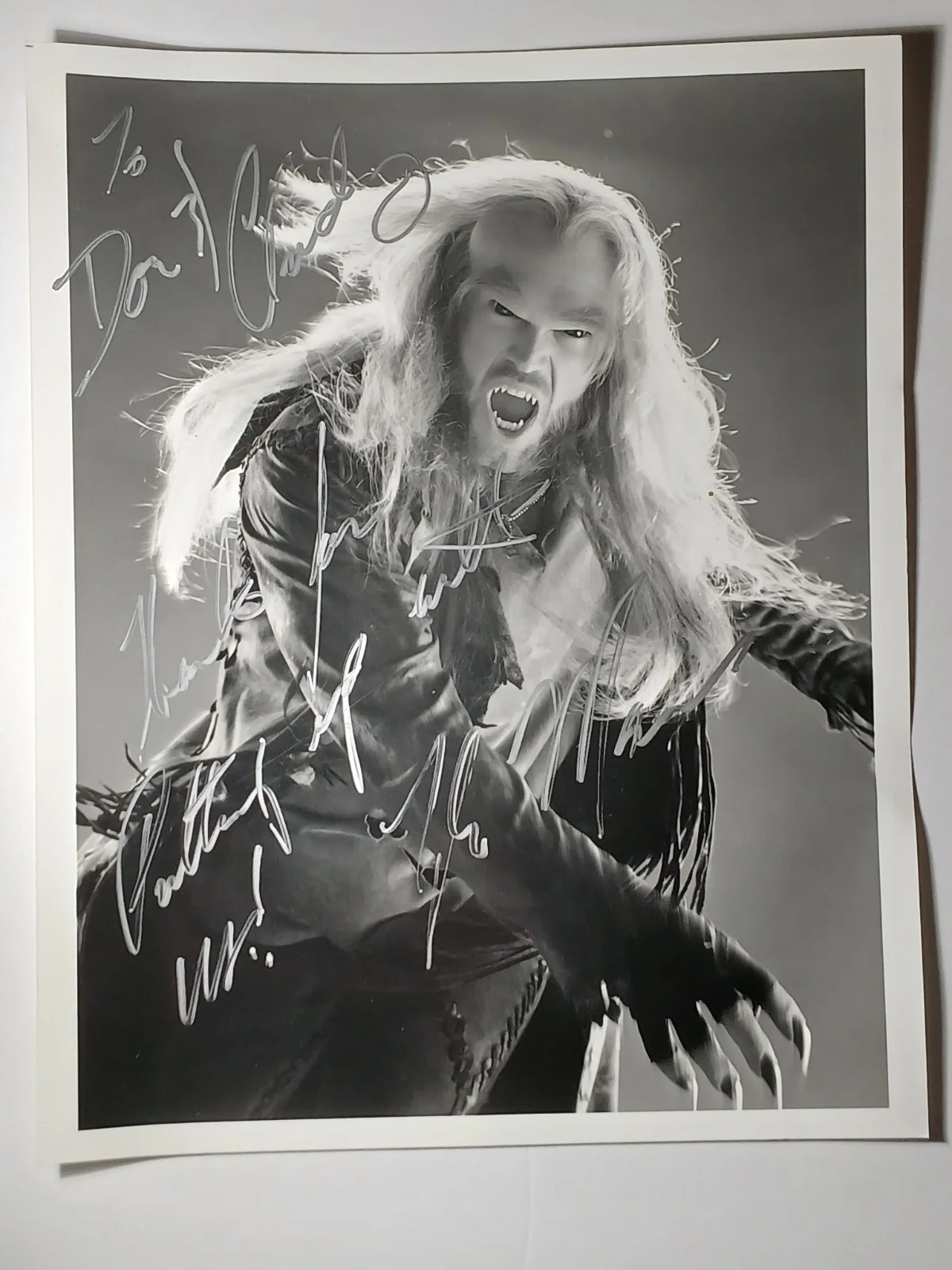 Tyler Mane Autographed Sabretooth X-Men Photo Auto Signed 8x10 Photo With COA, image 3