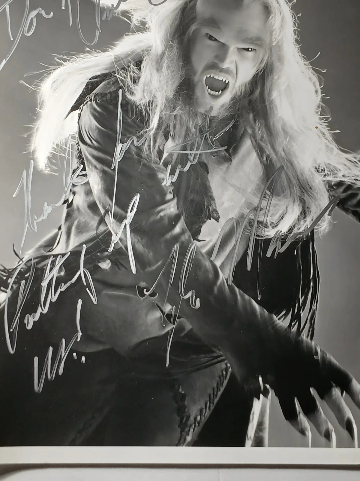 Tyler Mane Autographed Sabretooth X-Men Photo Auto Signed 8x10 Photo With COA, image 5