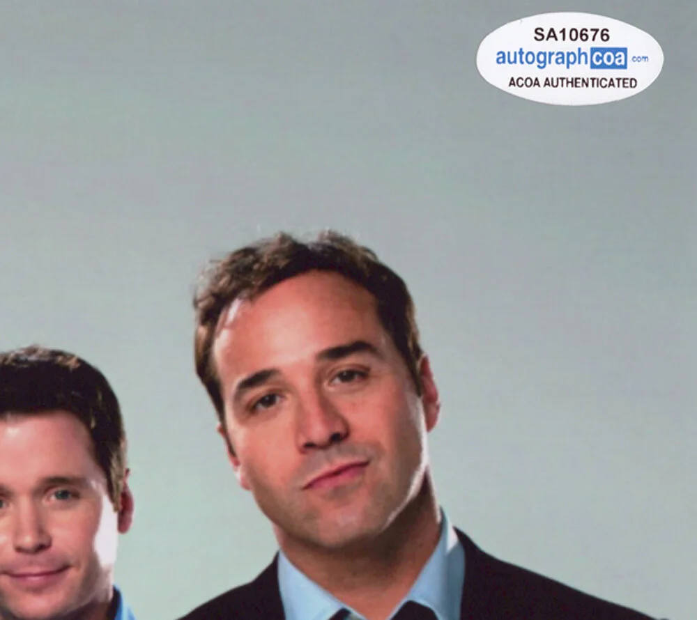 ADRIAN GRENIER, JEREMY PIVEN — Adrian Grenier & Jeremy Piven signed "ENTOURAGE" 8x10 Photo PROOF b ACOA COA, image 5