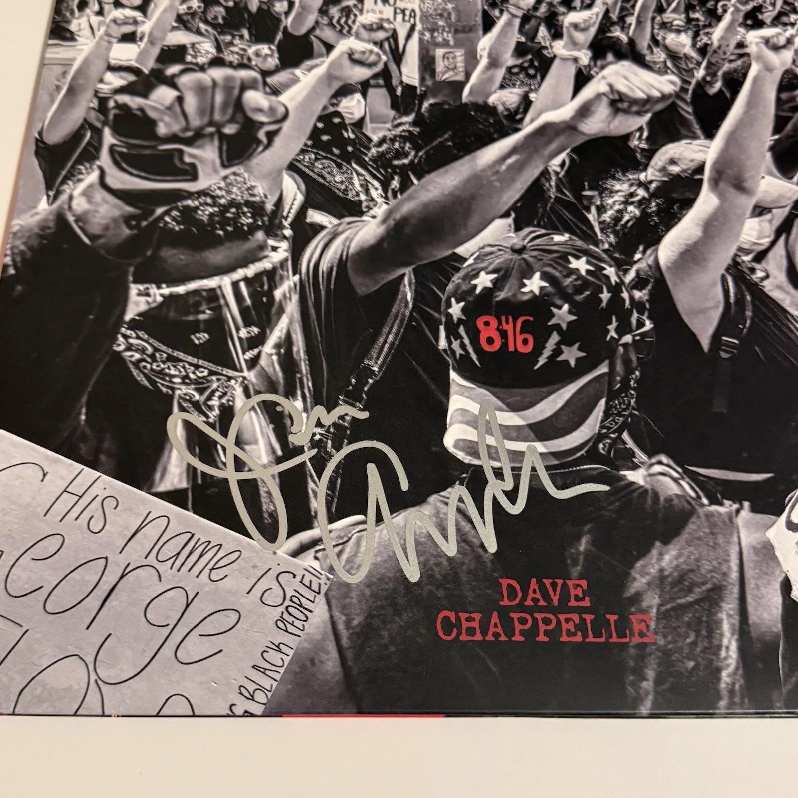 DAVE CHAPPELLE SIGNED 8:46 VINYL RECORD COMEDIAN AUTOGRAPHED JSA COA, image 2