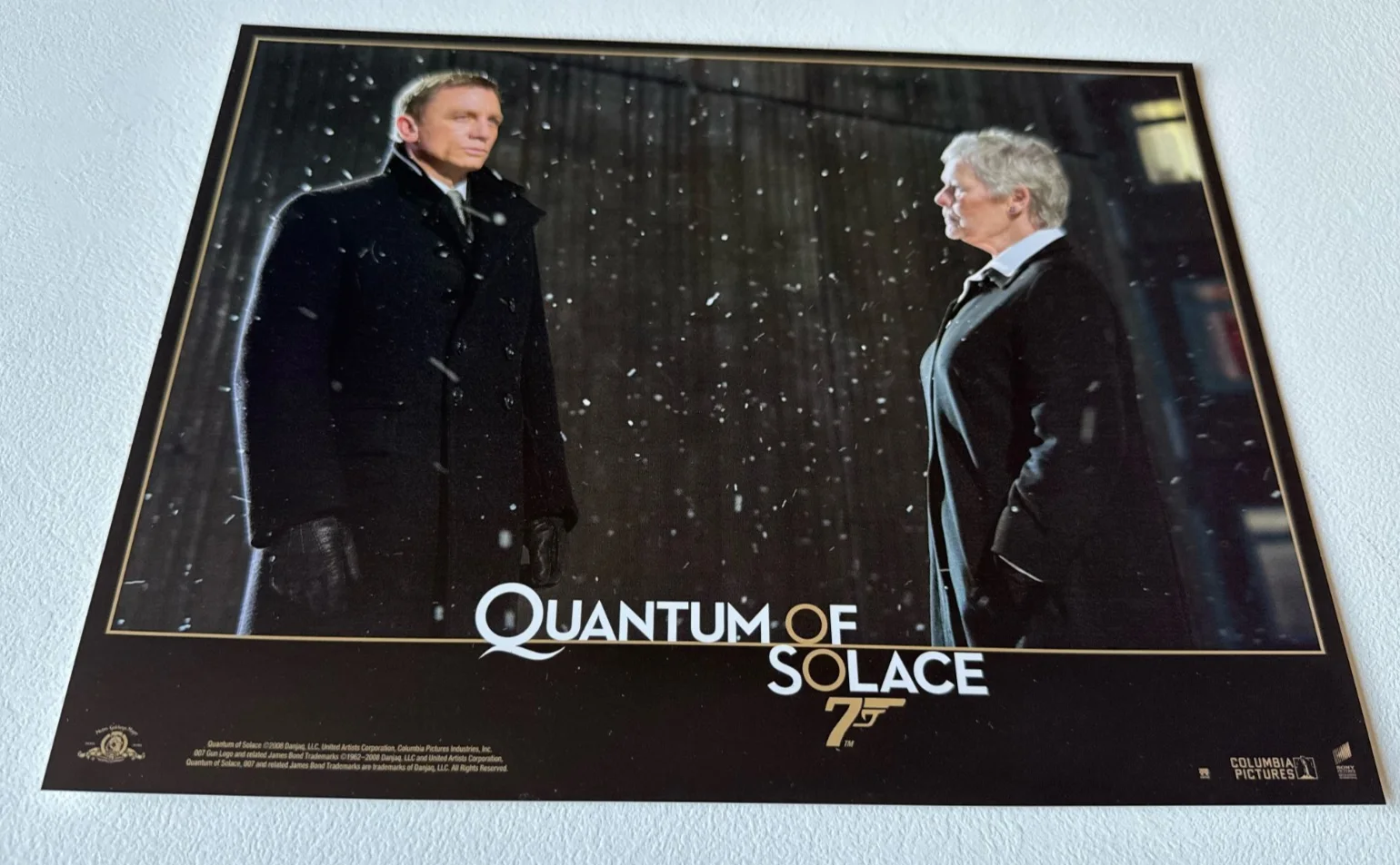 Quantum of Solace – French Lobby Cards x8 + Original Envelope – James Bond, image 2