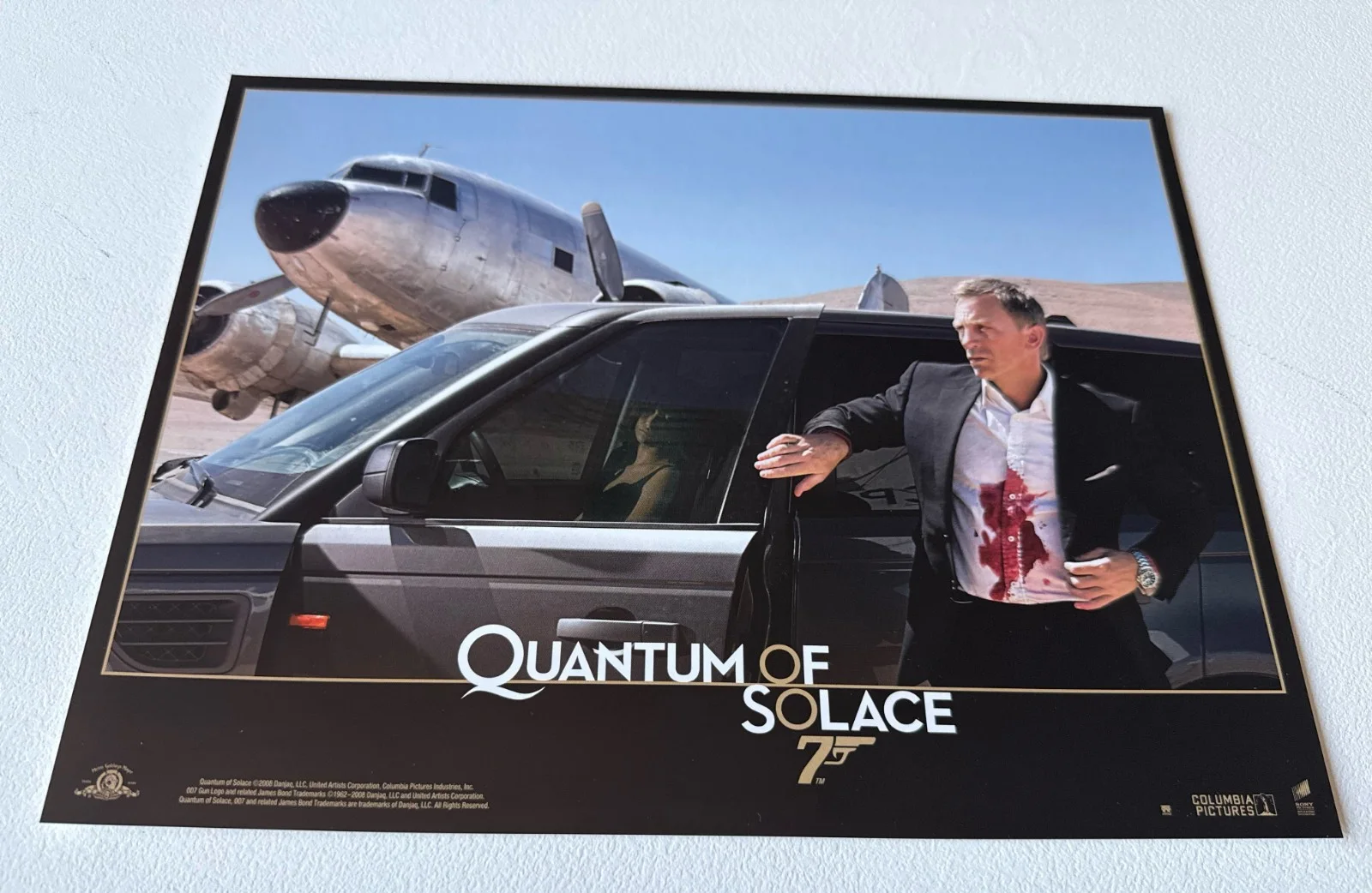 Quantum of Solace – French Lobby Cards x8 + Original Envelope – James Bond, image 3