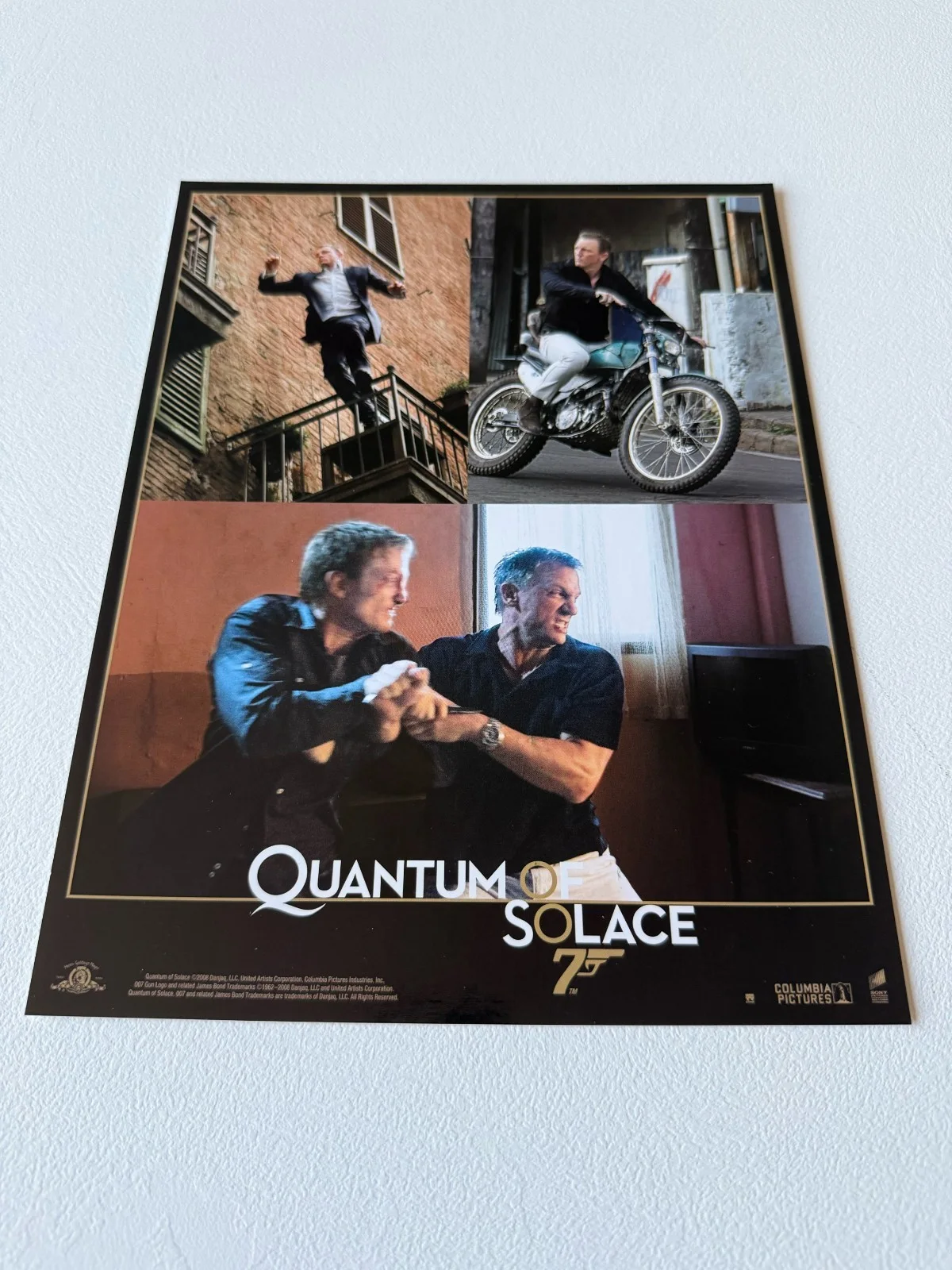 Quantum of Solace – French Lobby Cards x8 + Original Envelope – James Bond, image 5