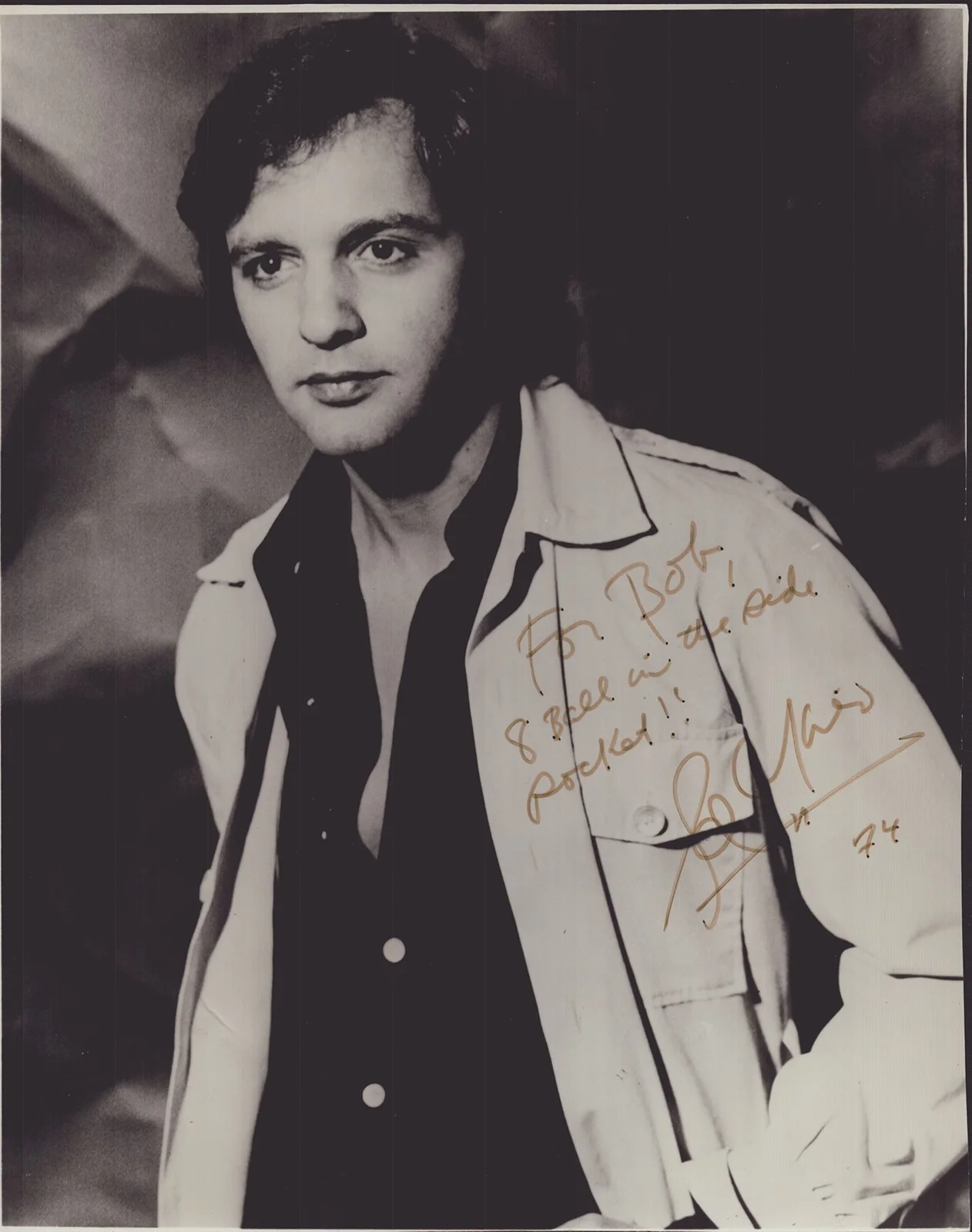 Sal Mineo — SAL MINEO - AUTOGRAPHED INSCRIBED PHOTOGRAPH 1974
