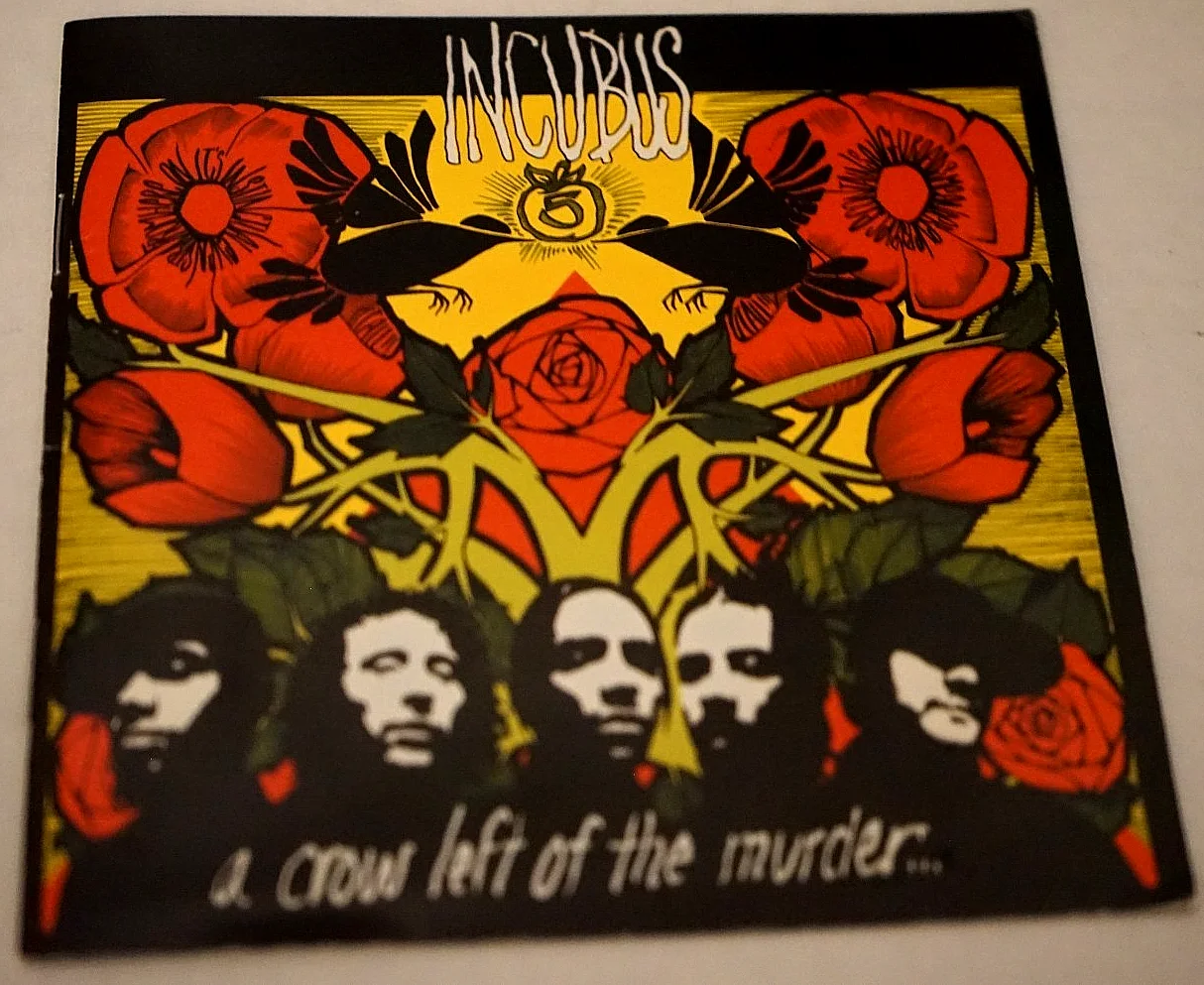 Incubus Autographed A Crow left Of The Murder CD Booklet 100% Authentic NearMint, image 2